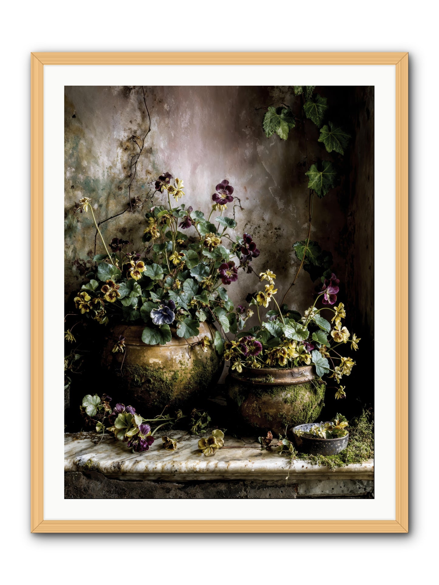 Saturdaysouls -- Framed Print - Natural 30x40
