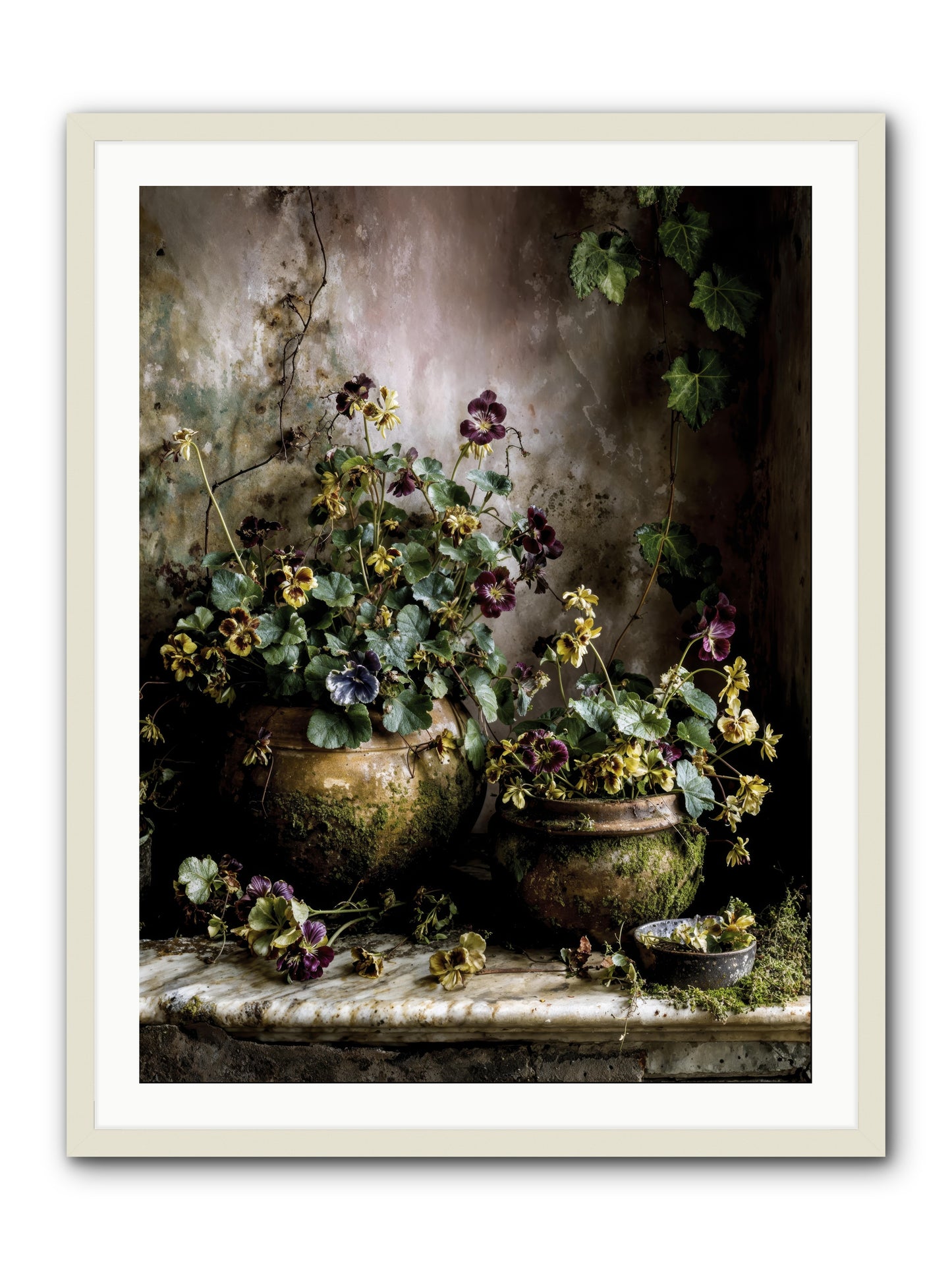 Saturdaysouls -- Framed Print - White 30x40