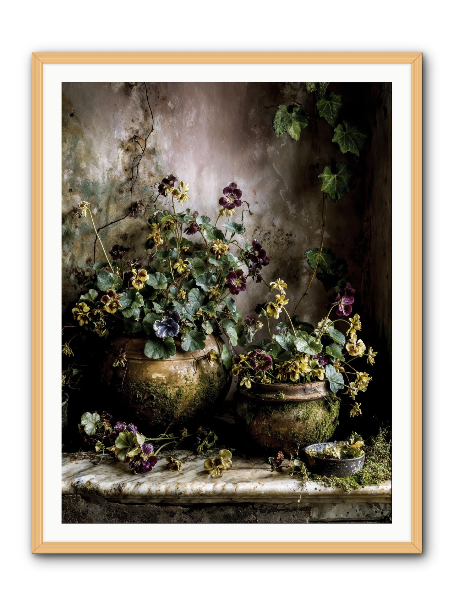 Saturdaysouls -- Framed Print - Natural 36x48