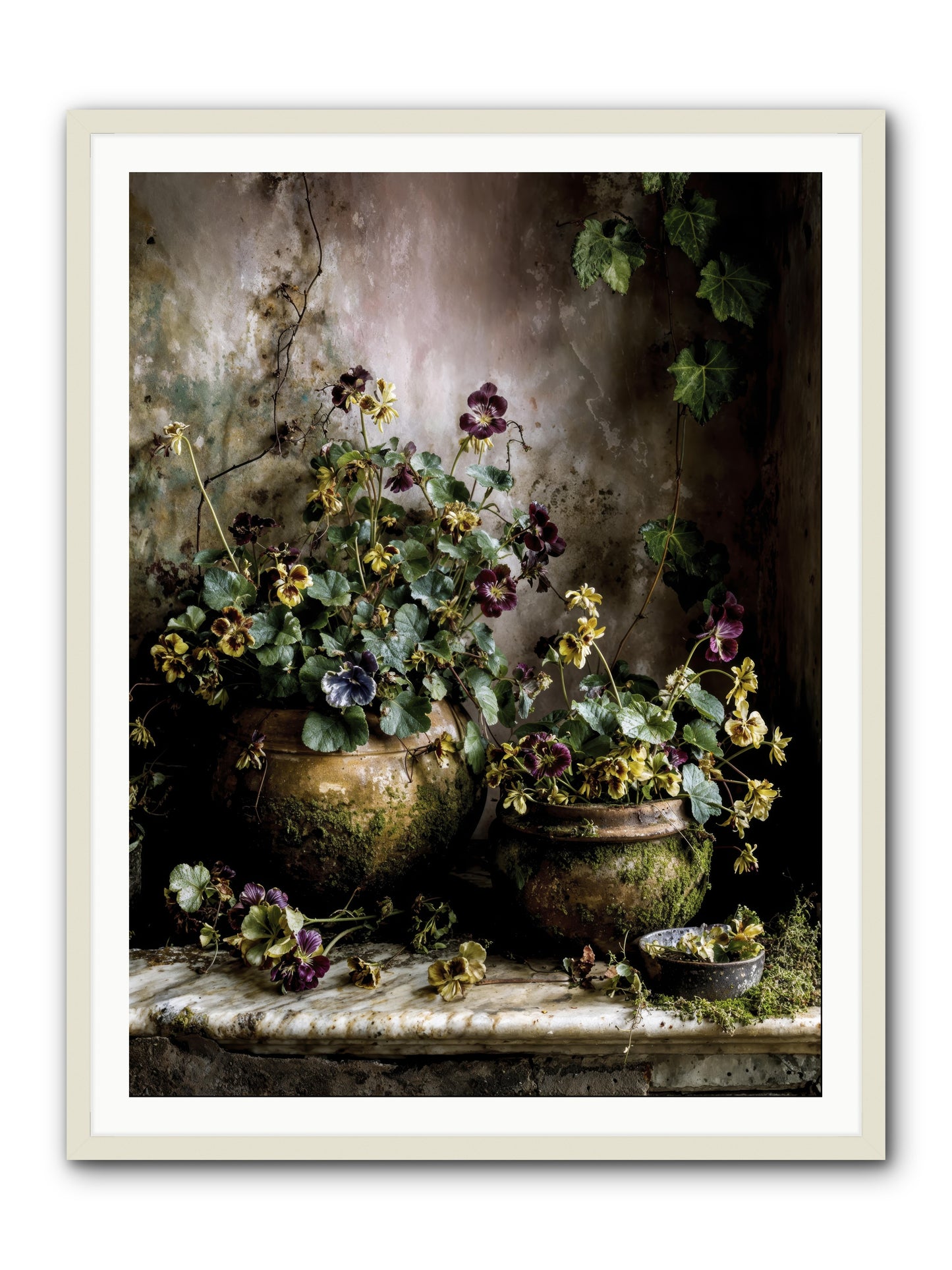 Saturdaysouls -- Framed Print - White 36x48