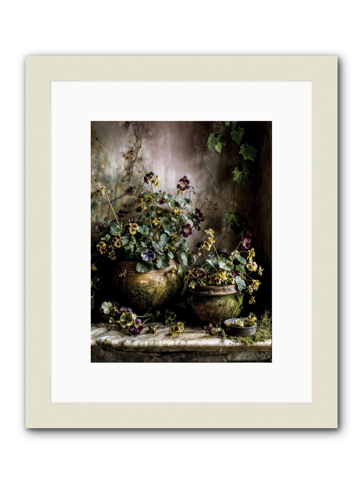 Saturdaysouls -- Framed Print - White 9x12