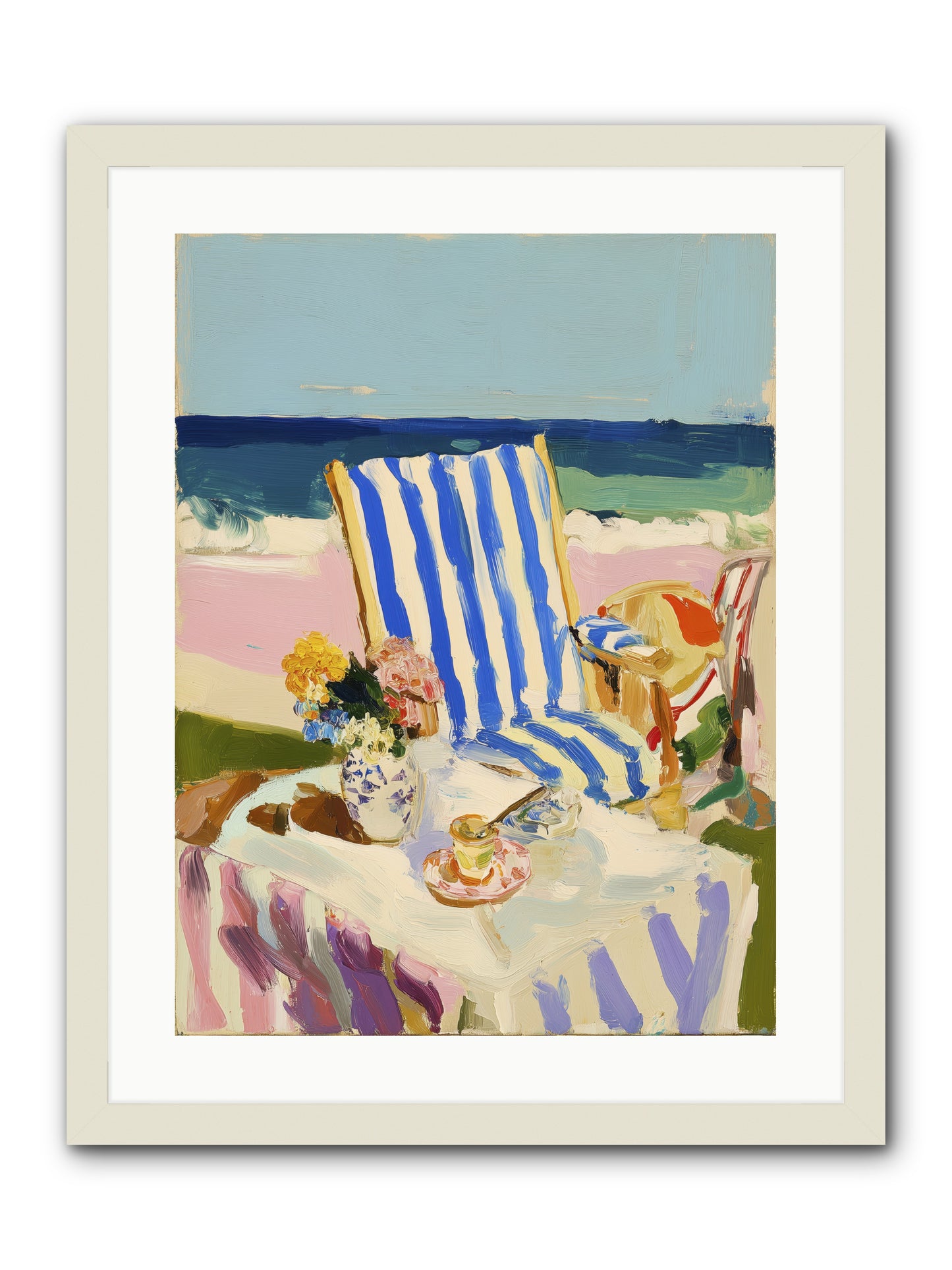 Scenic Sanctuary -- Framed Print - White 18x24