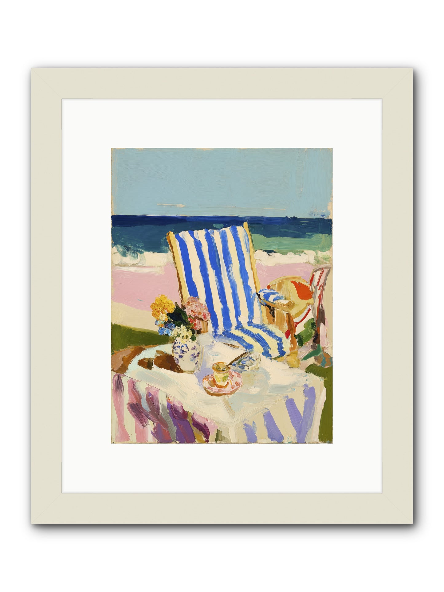 Scenic Sanctuary -- Framed Print - White 9x12
