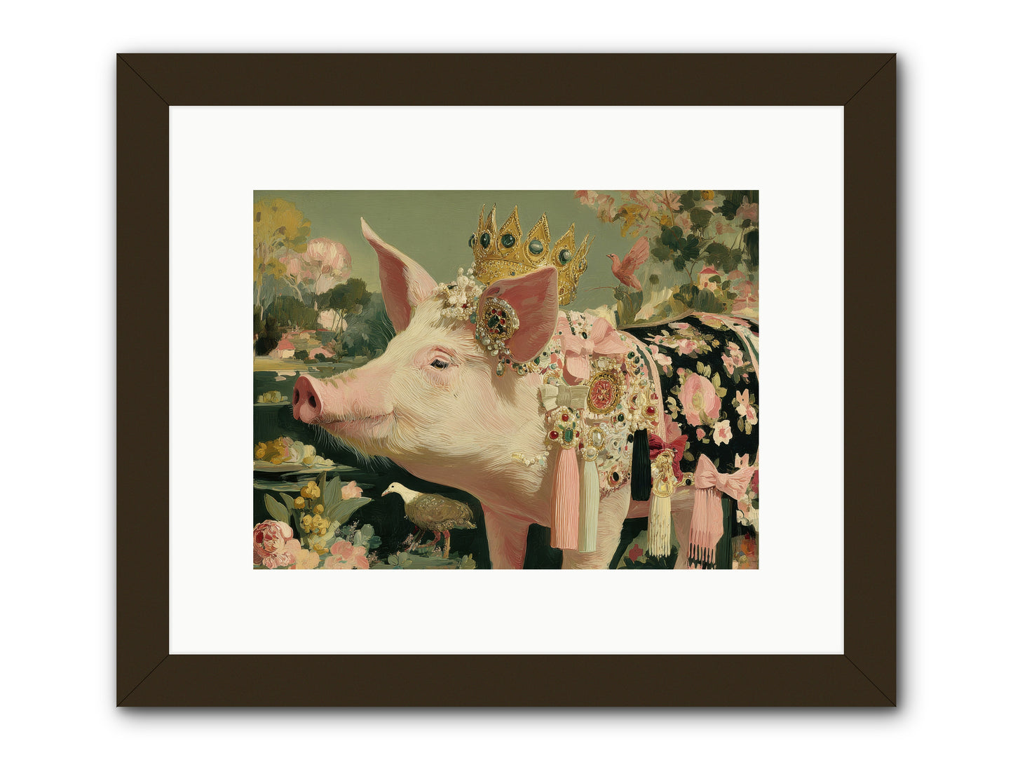 Scintillating Fancy -- Framed Print - Black 12x9