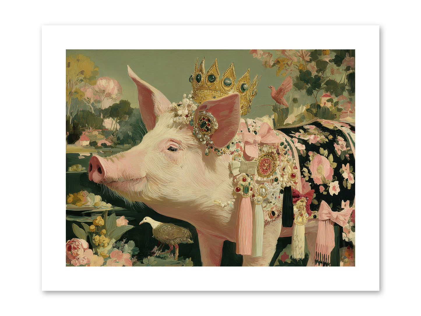 Scintillating Fancy -- Paper Print 12x9