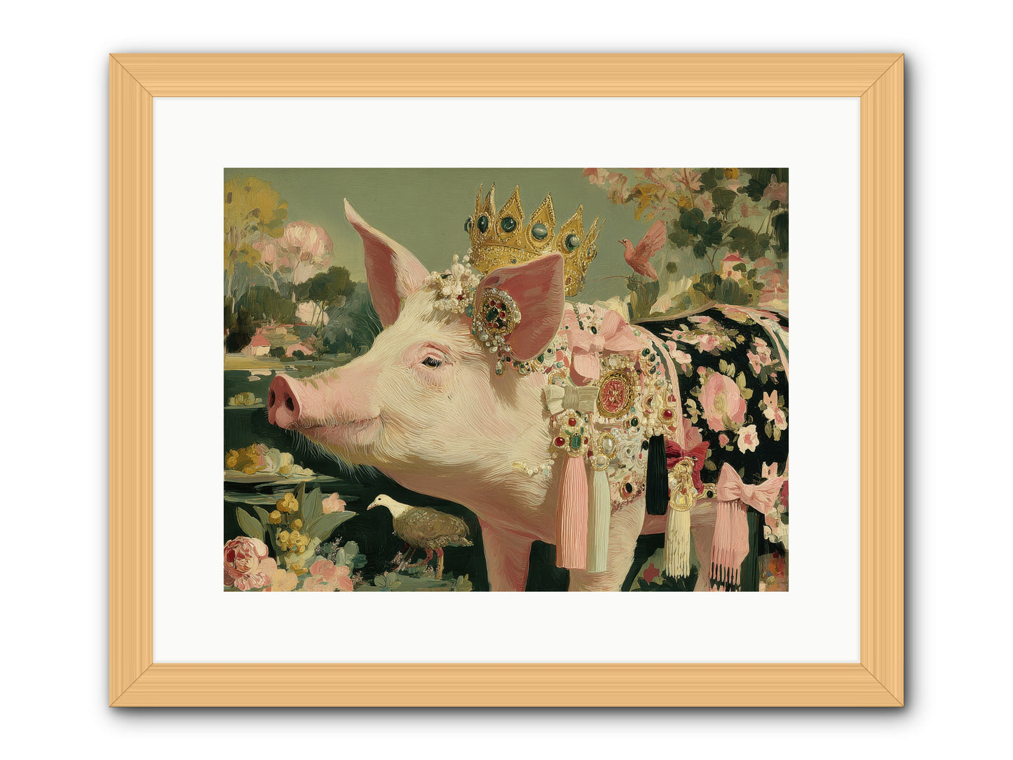 Scintillating Fancy -- Framed Print - Natural 16x12