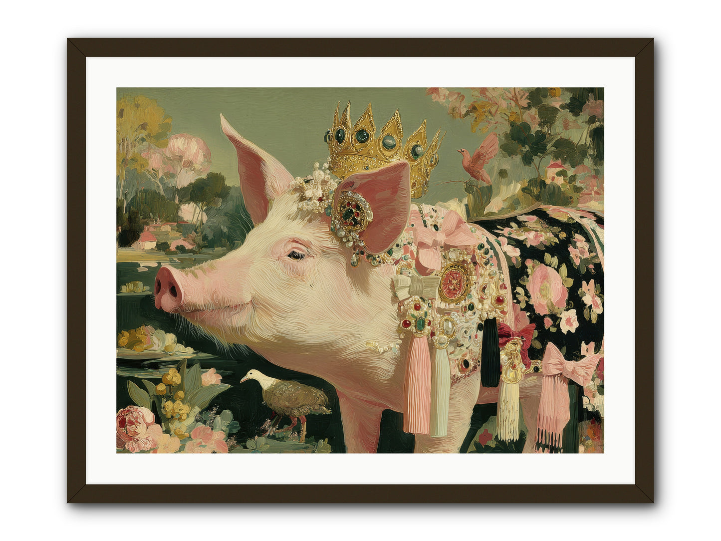 Scintillating Fancy -- Framed Print - Black 32x24