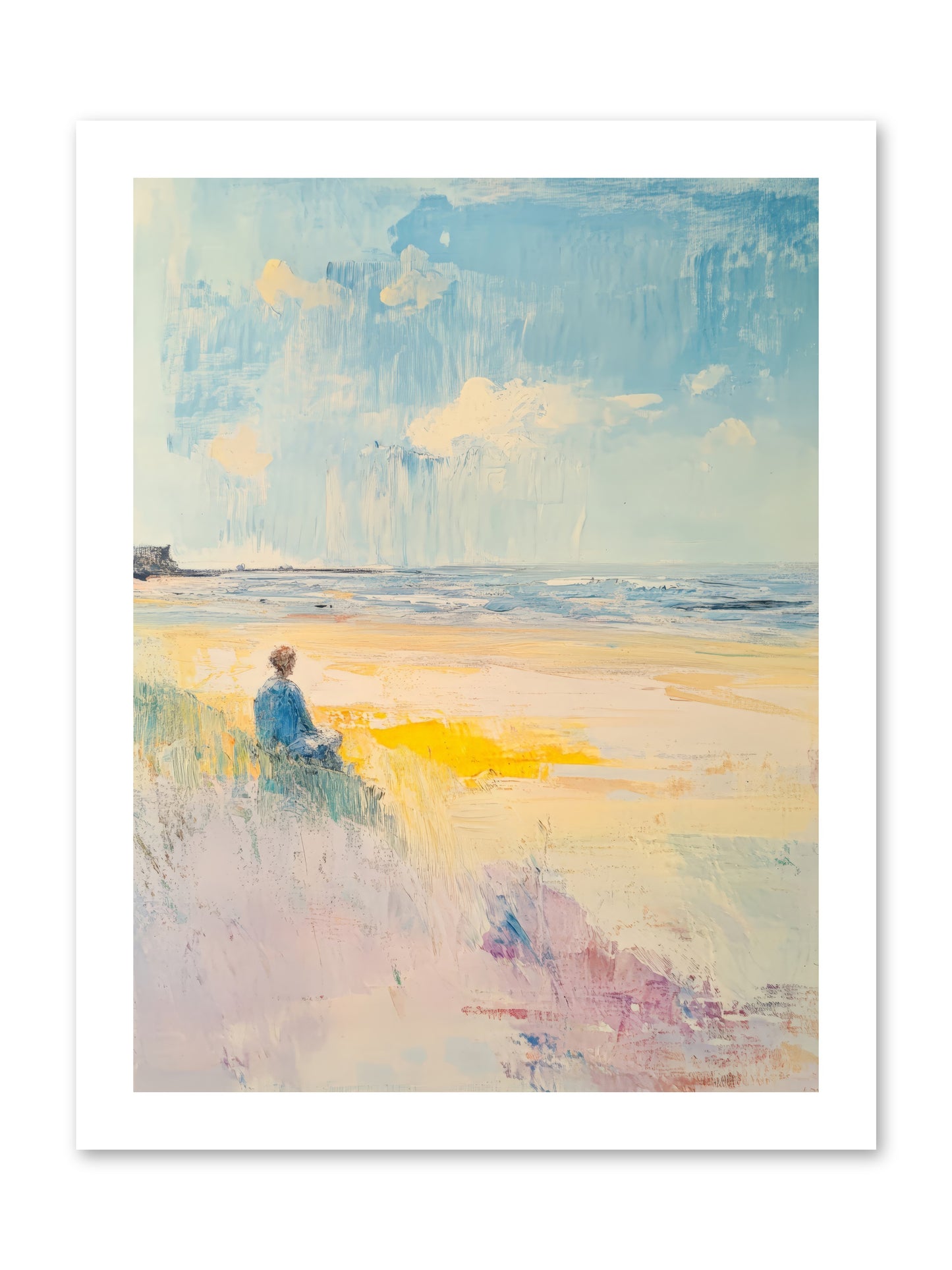 Sea And Soul -- Paper Print 12x16