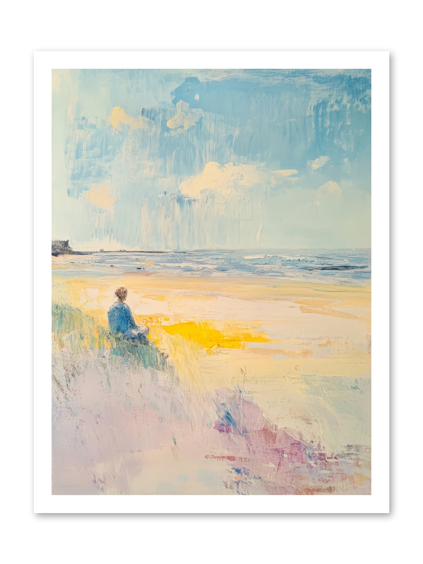 Sea And Soul -- Loose Canvas Print 18x24