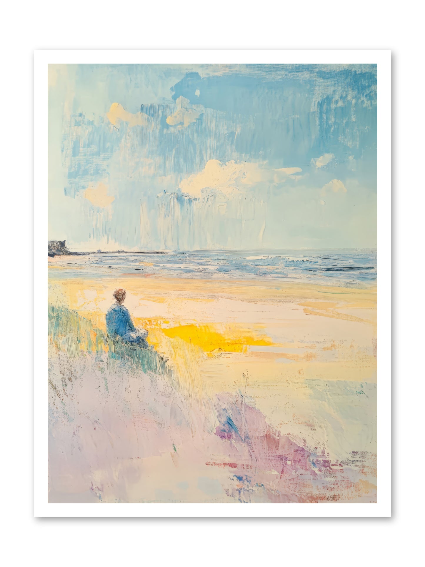 Sea And Soul -- Loose Canvas Print 24x32