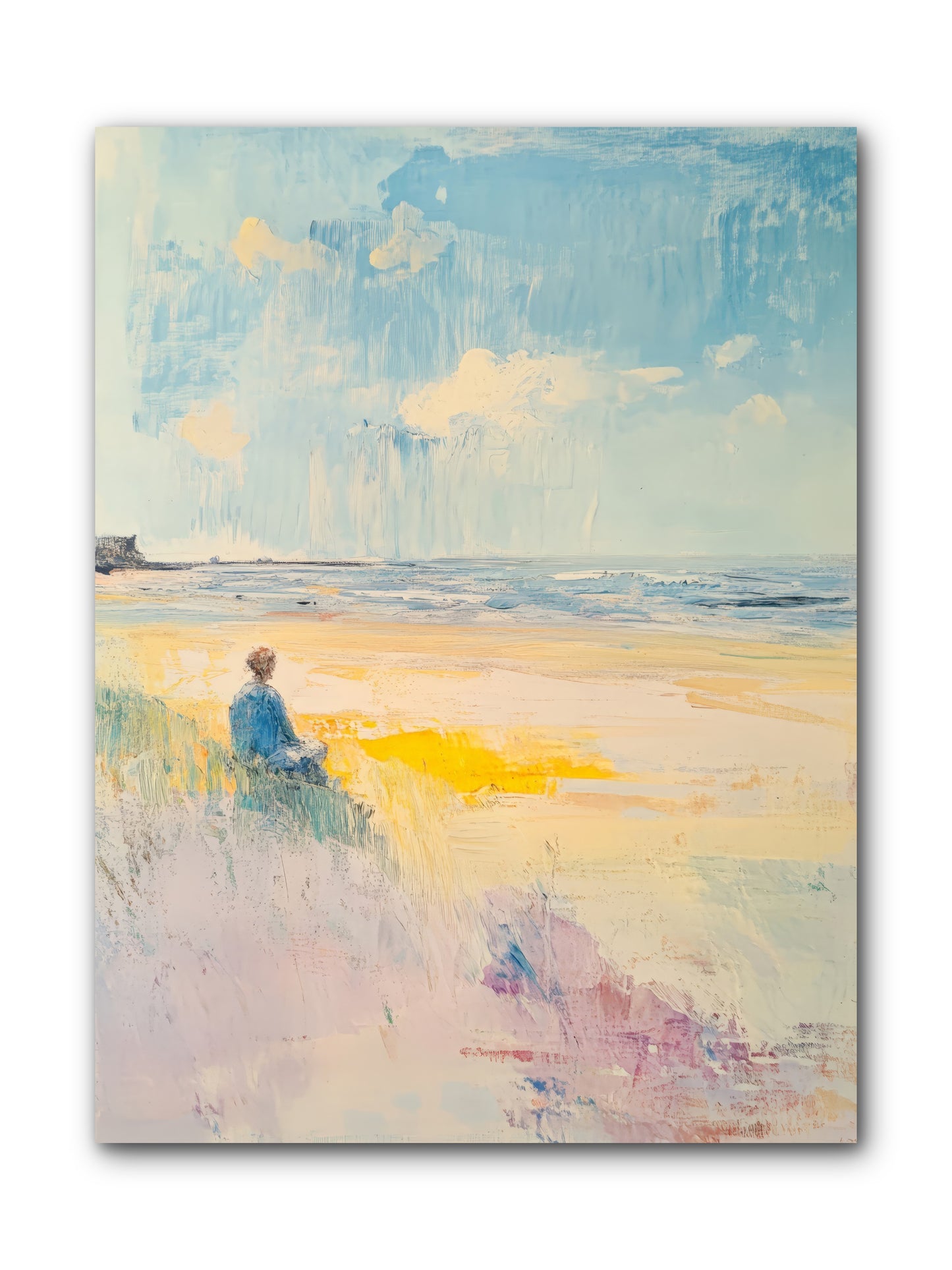 Sea And Soul -- Wrapped Canvas 9x12