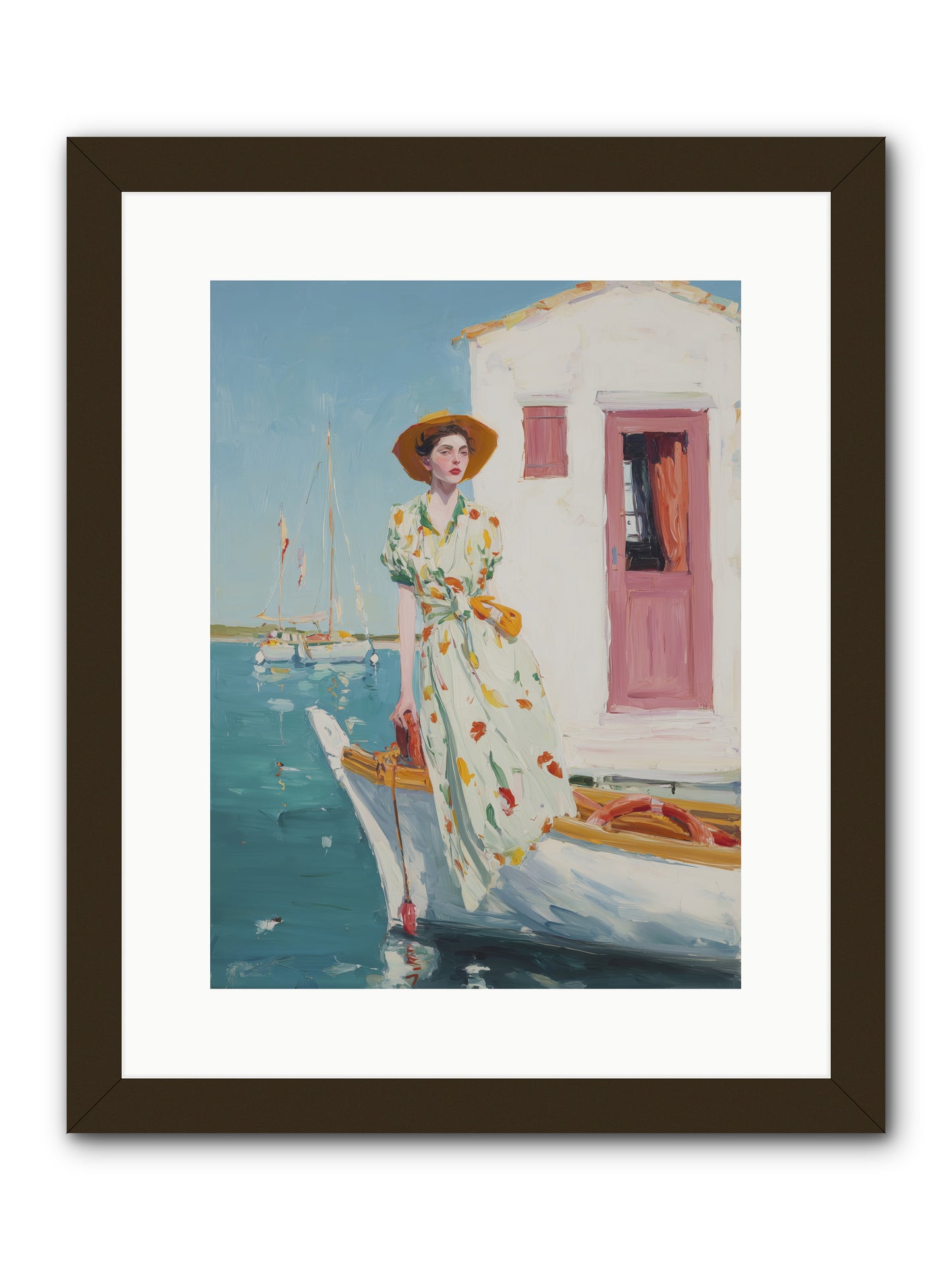 Sea Conquest -- Framed Print - Black 12x16