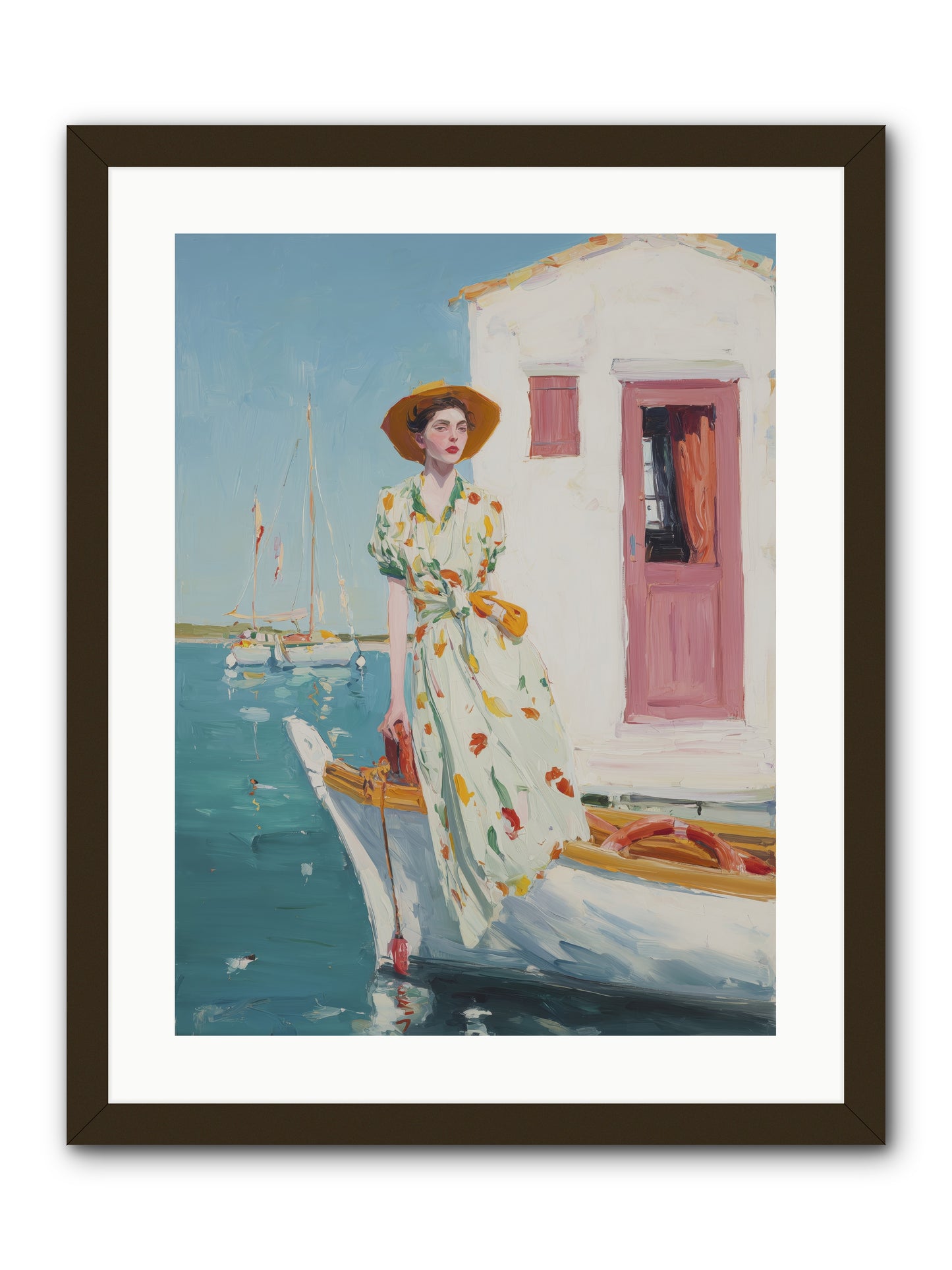 Sea Conquest -- Framed Print - Black 18x24
