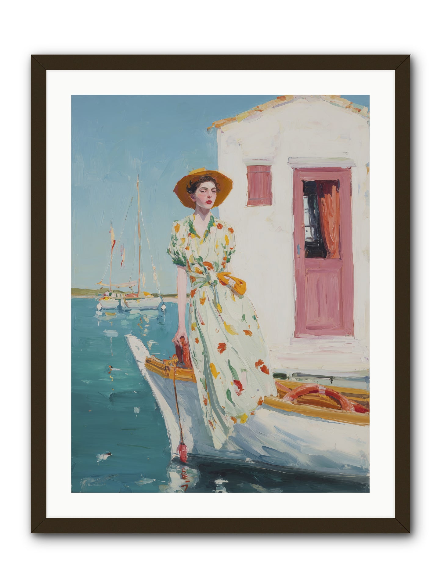 Sea Conquest -- Framed Print - Black 24x32