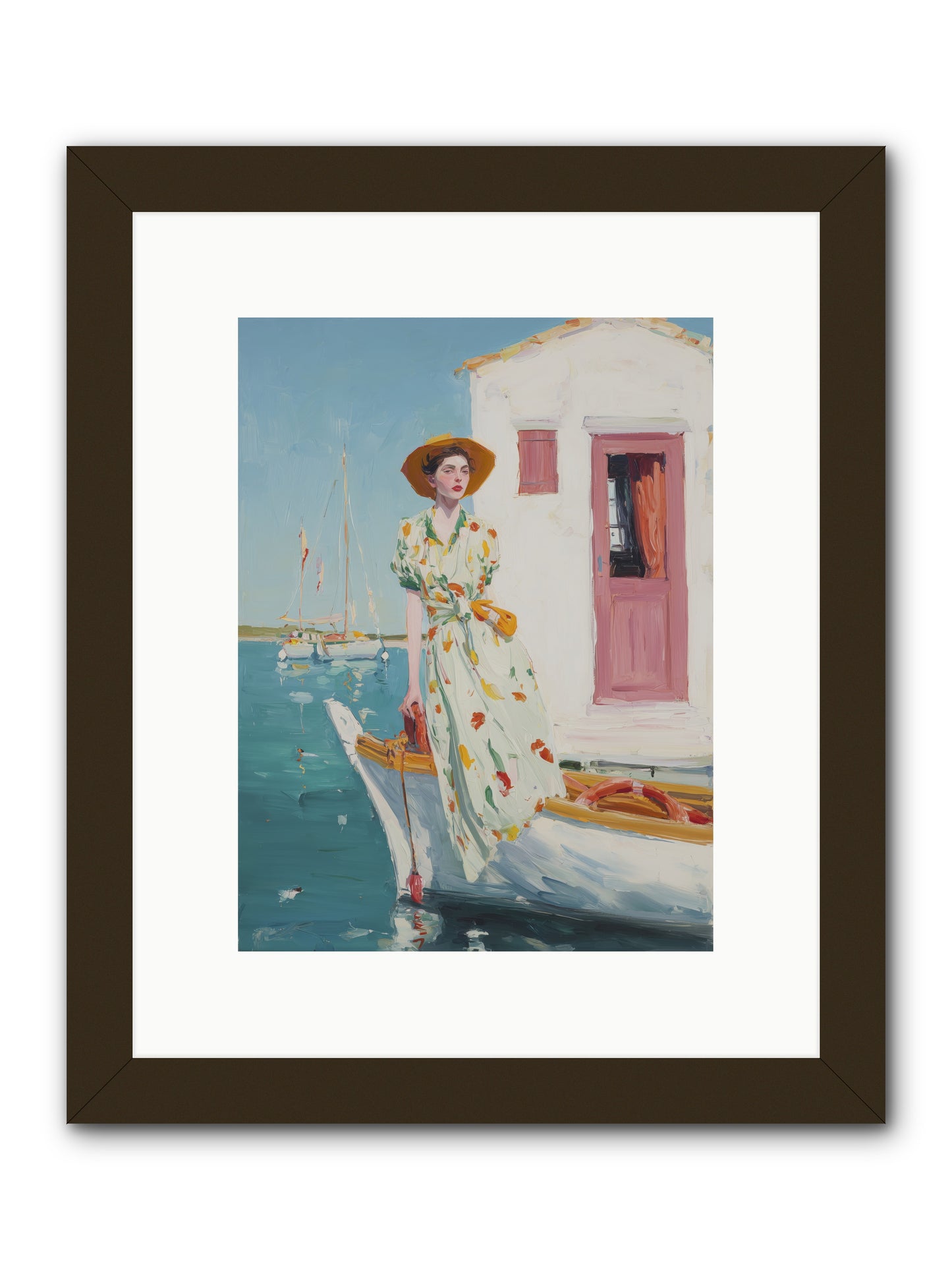 Sea Conquest -- Framed Print - Black 9x12