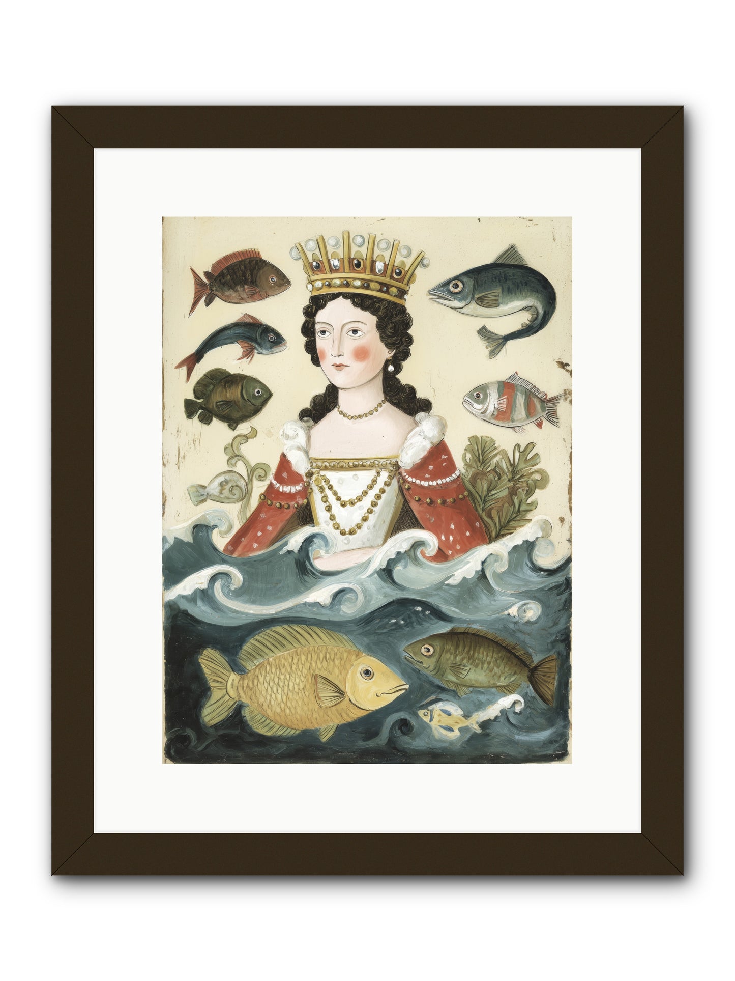 Sea Matriarch -- Framed Print - Black 12x16
