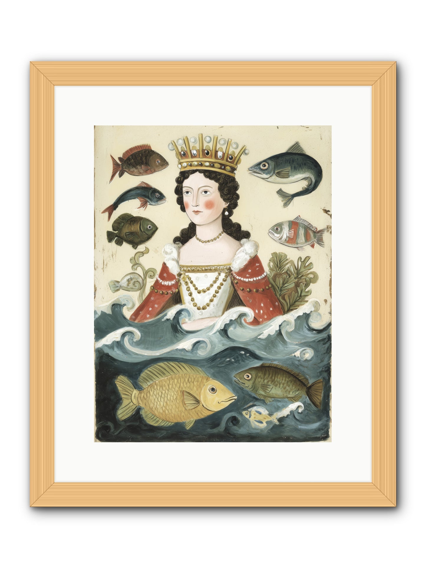 Sea Matriarch -- Framed Print - Natural 12x16