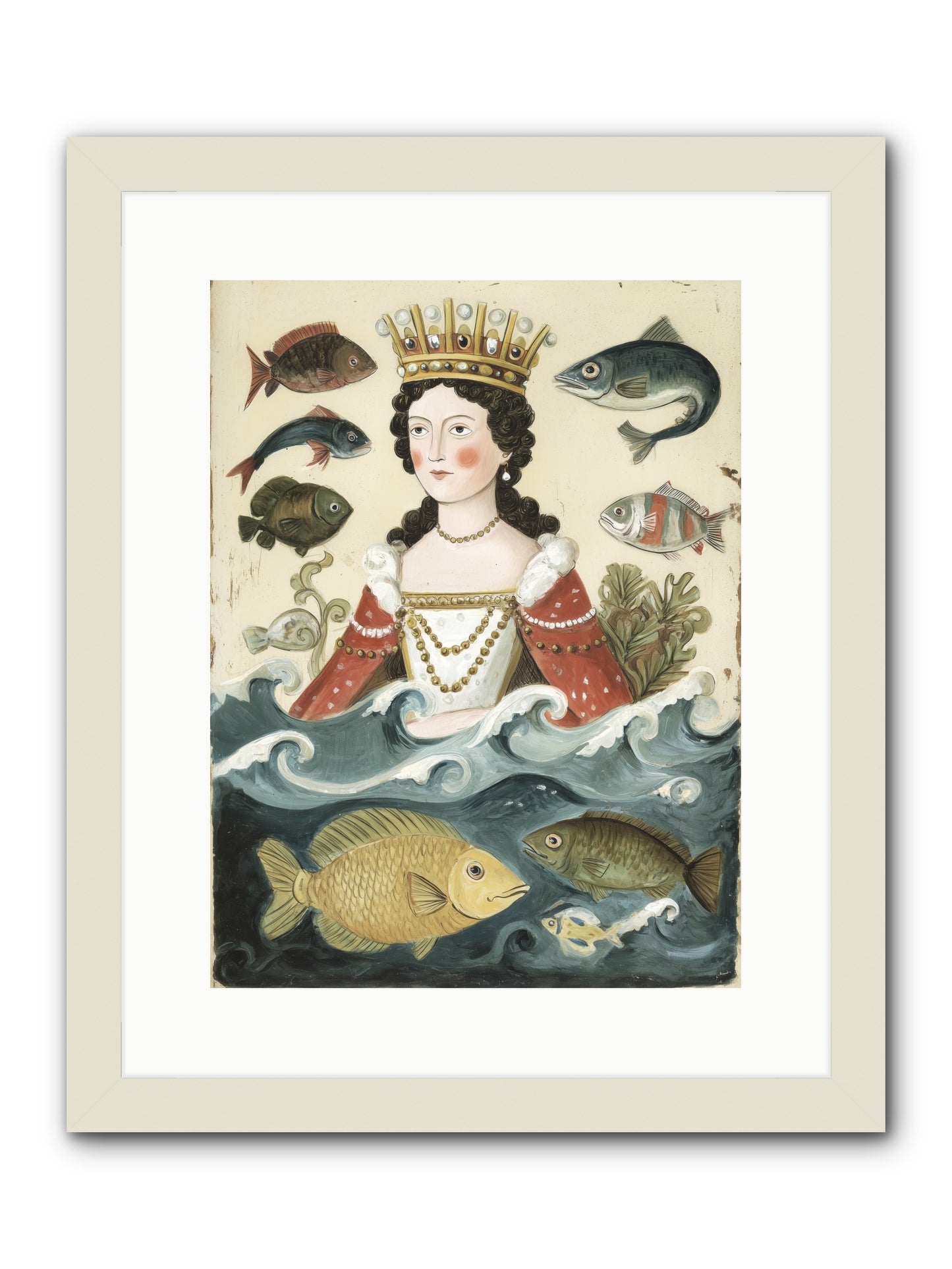 Sea Matriarch -- Framed Print - White 12x16