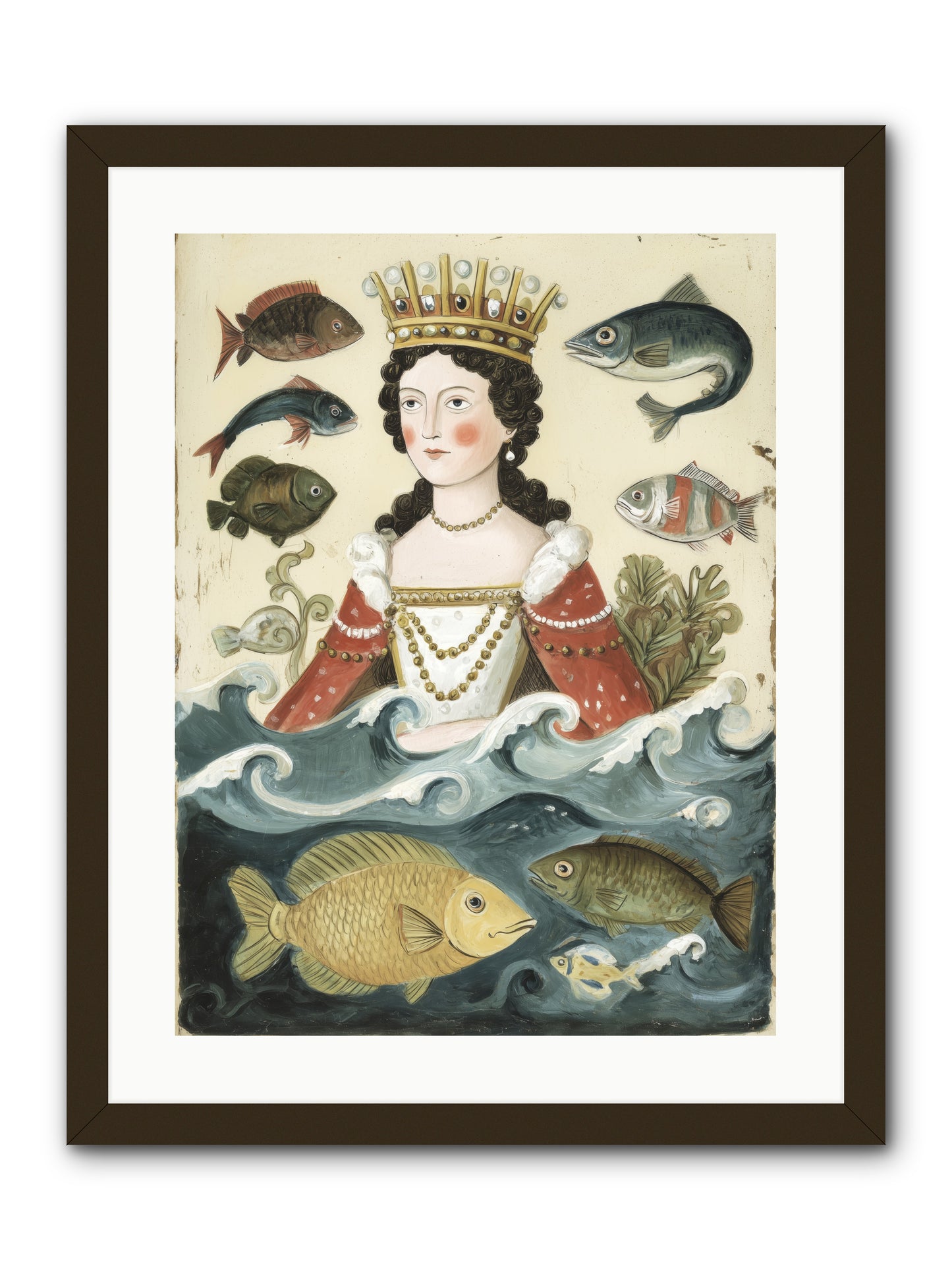 Sea Matriarch -- Framed Print - Black 18x24