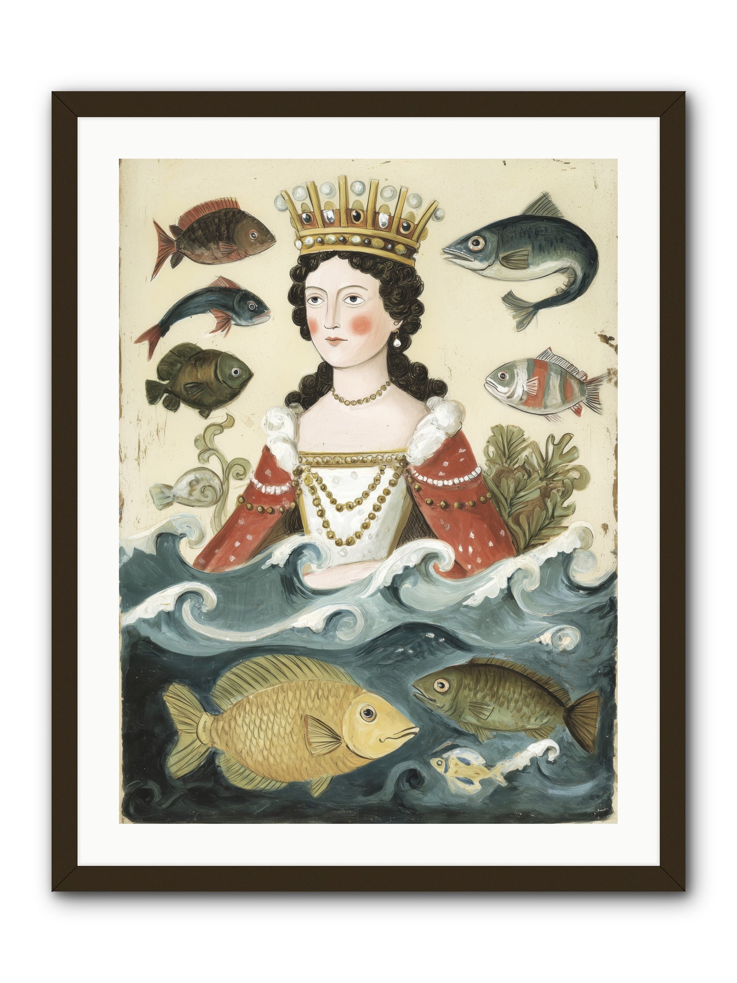 Sea Matriarch -- Framed Print - Black 24x32