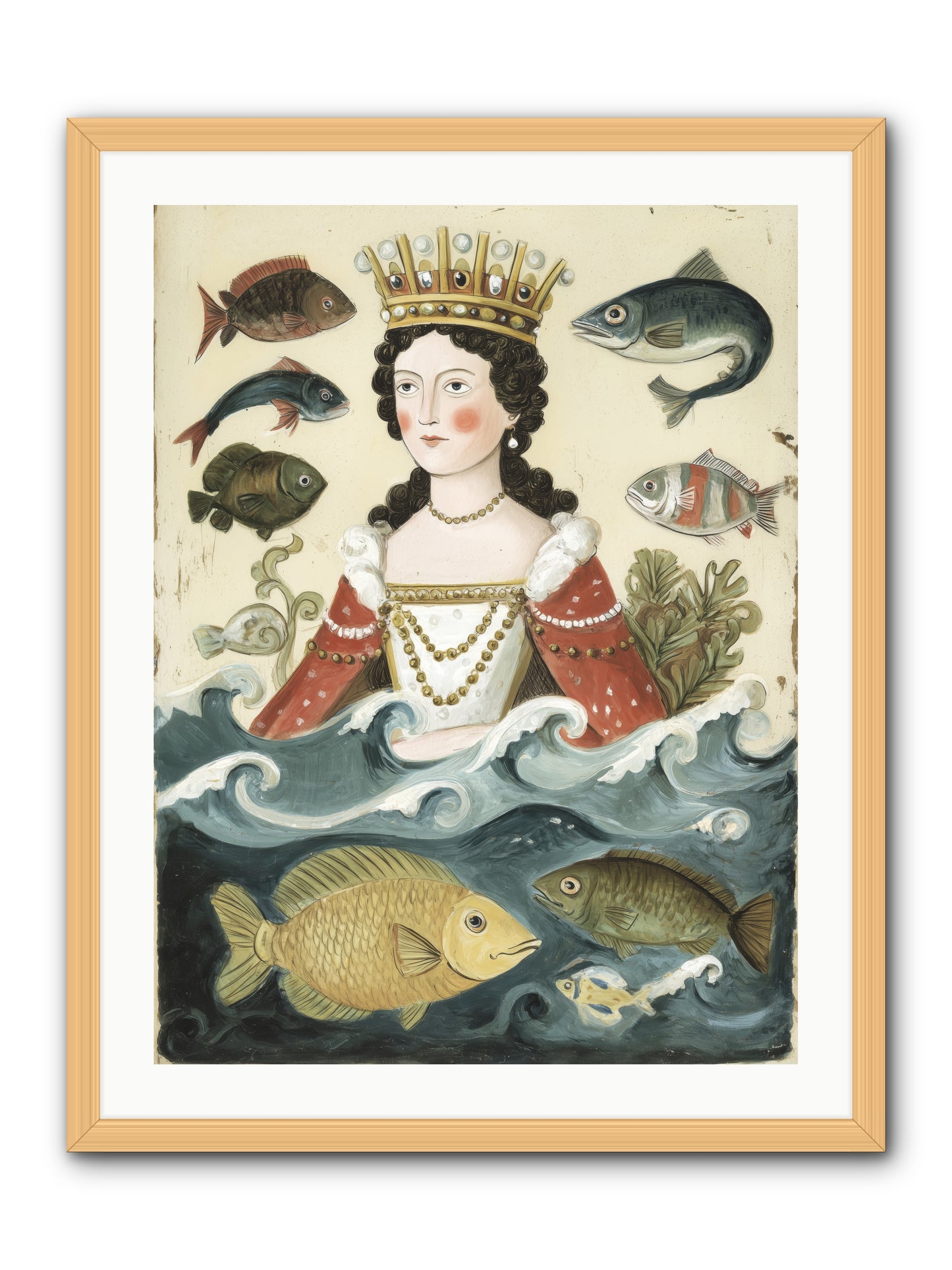 Sea Matriarch -- Framed Print - Natural 24x32