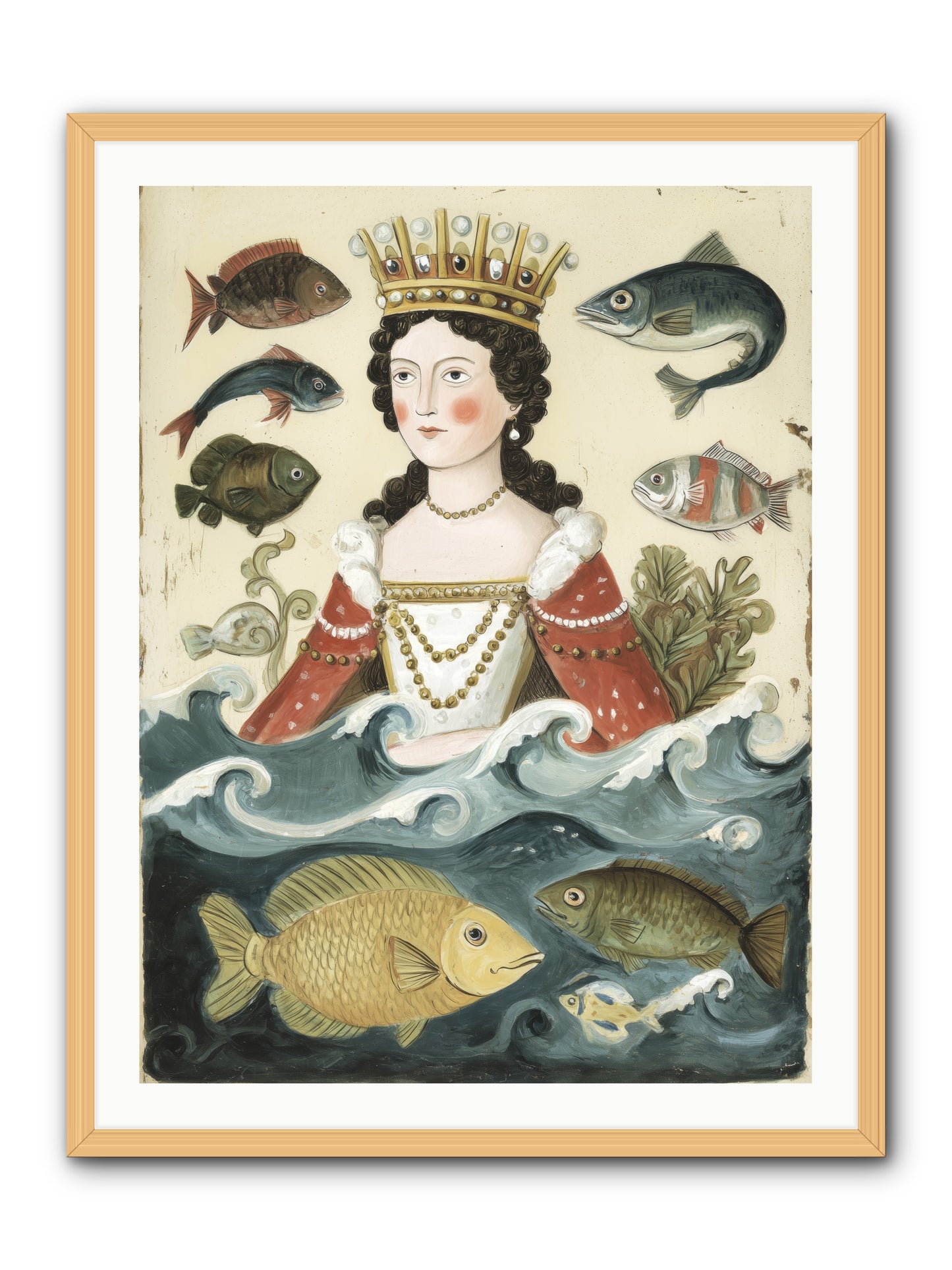 Sea Matriarch -- Framed Print - Natural 30x40