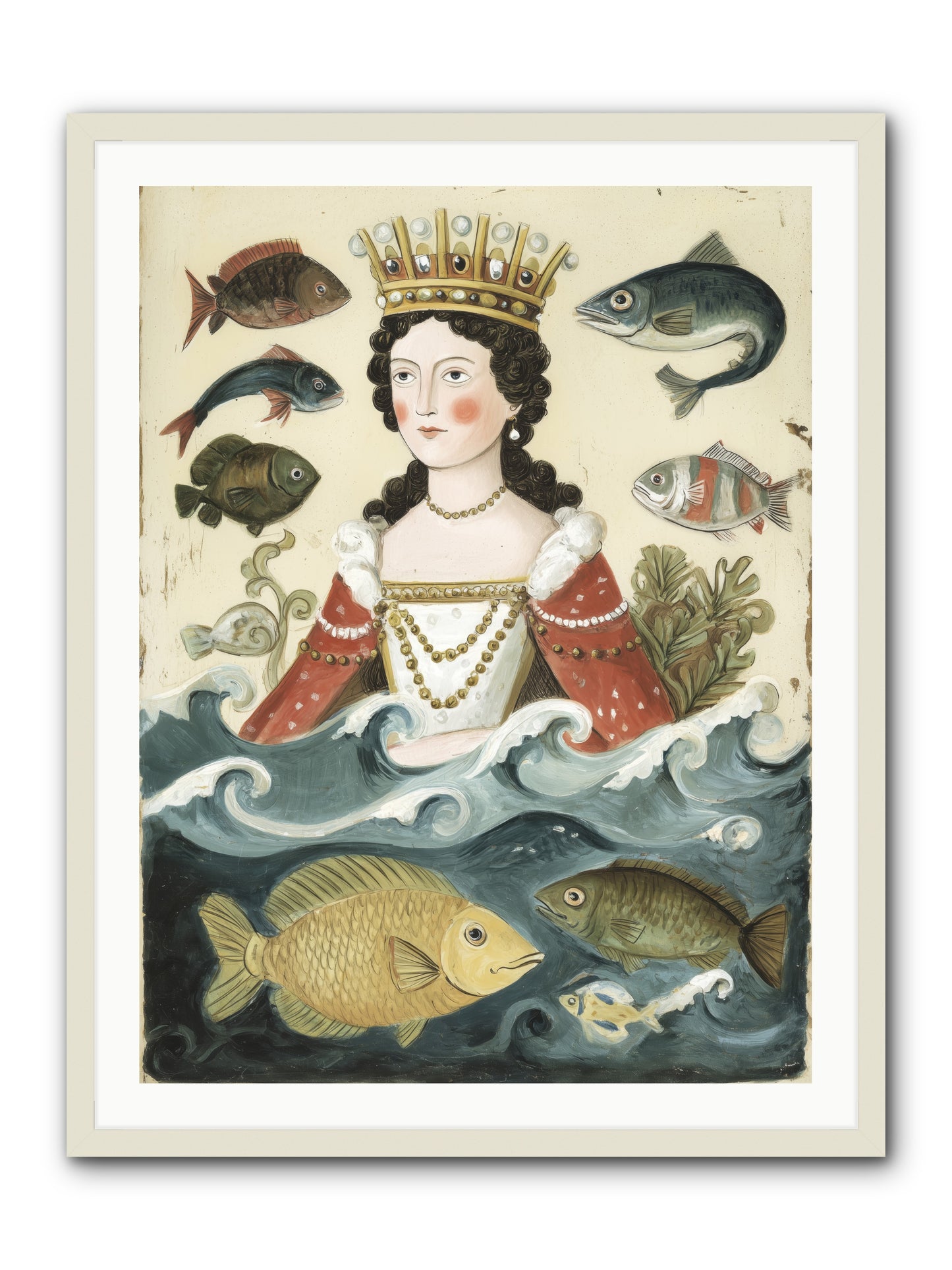Sea Matriarch -- Framed Print - White 30x40