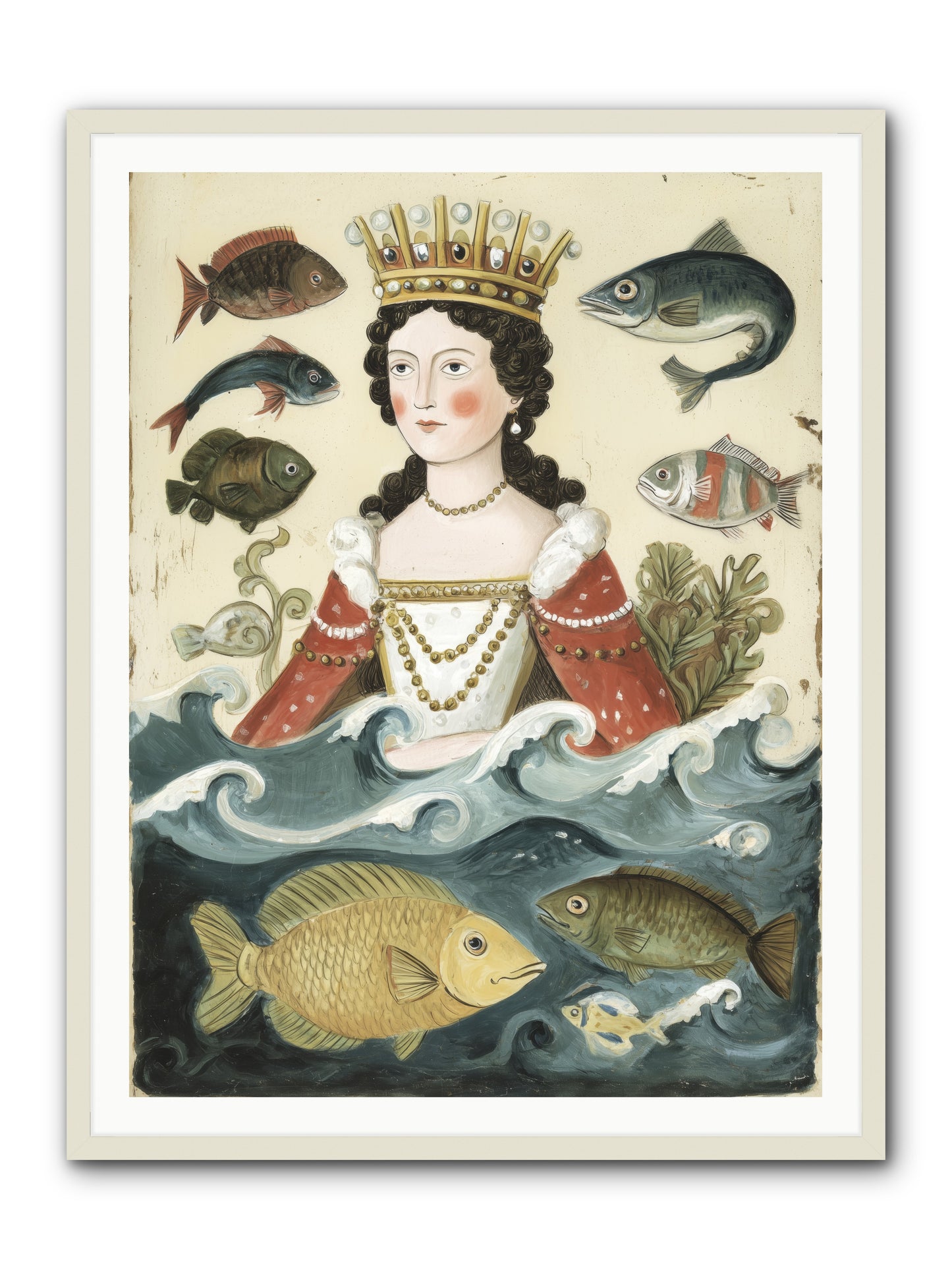 Sea Matriarch -- Framed Print - White 36x48