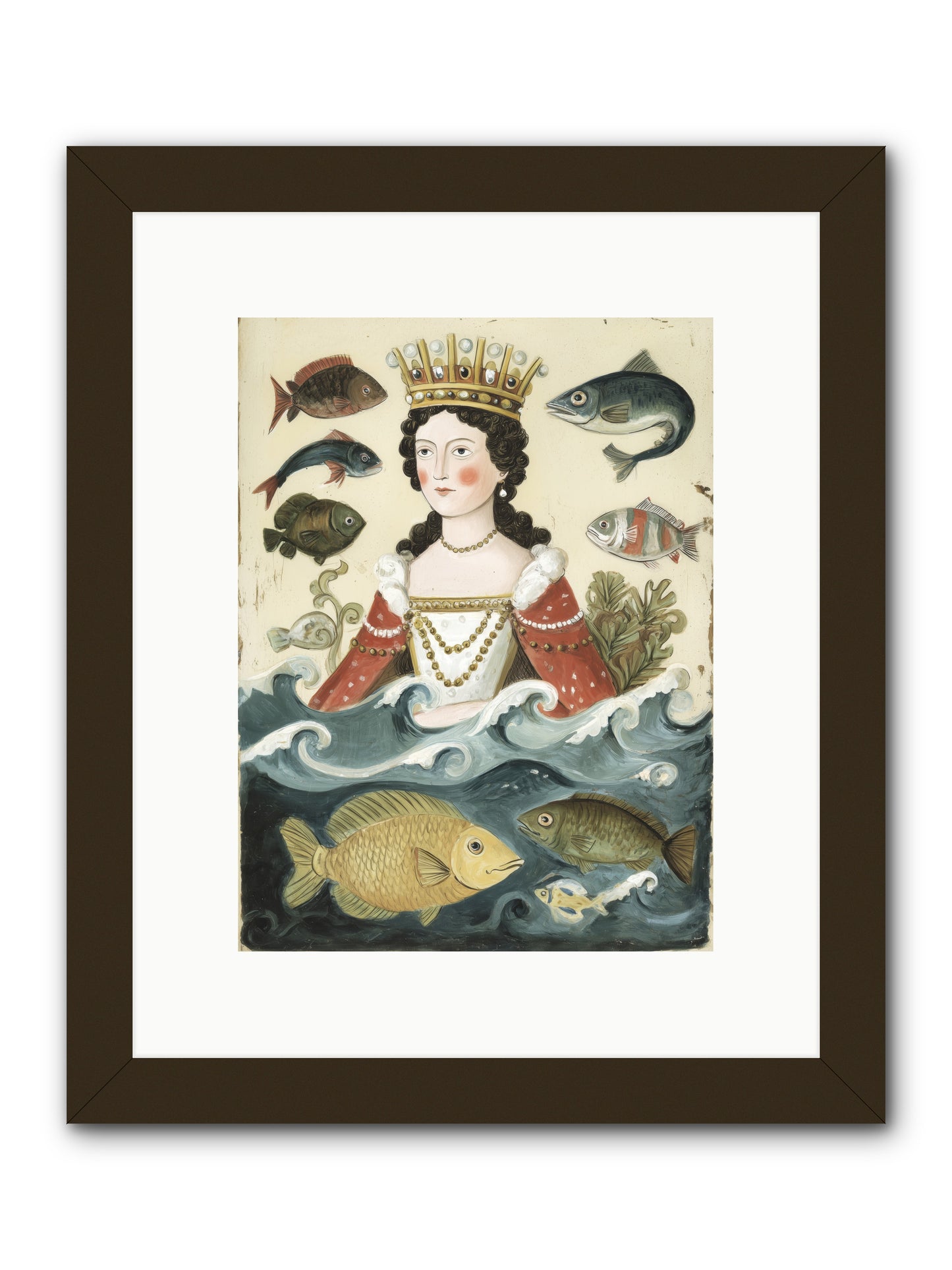 Sea Matriarch -- Framed Print - Black 9x12
