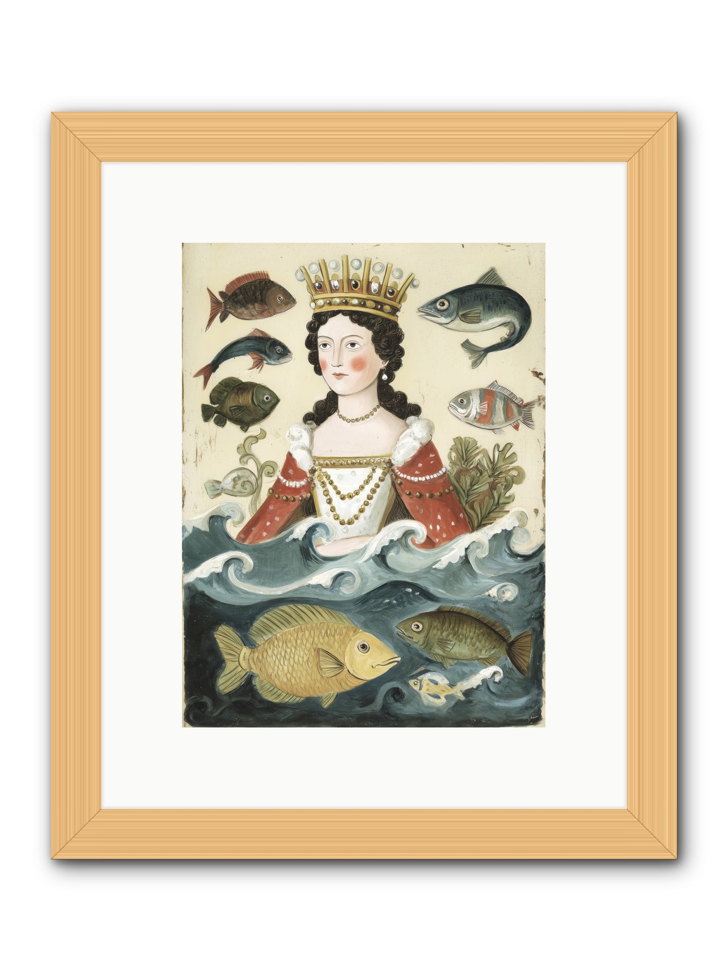 Sea Matriarch -- Framed Print - Natural 9x12
