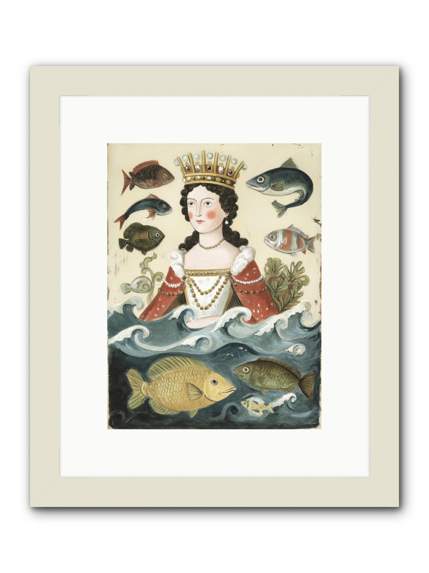 Sea Matriarch -- Framed Print - White 9x12