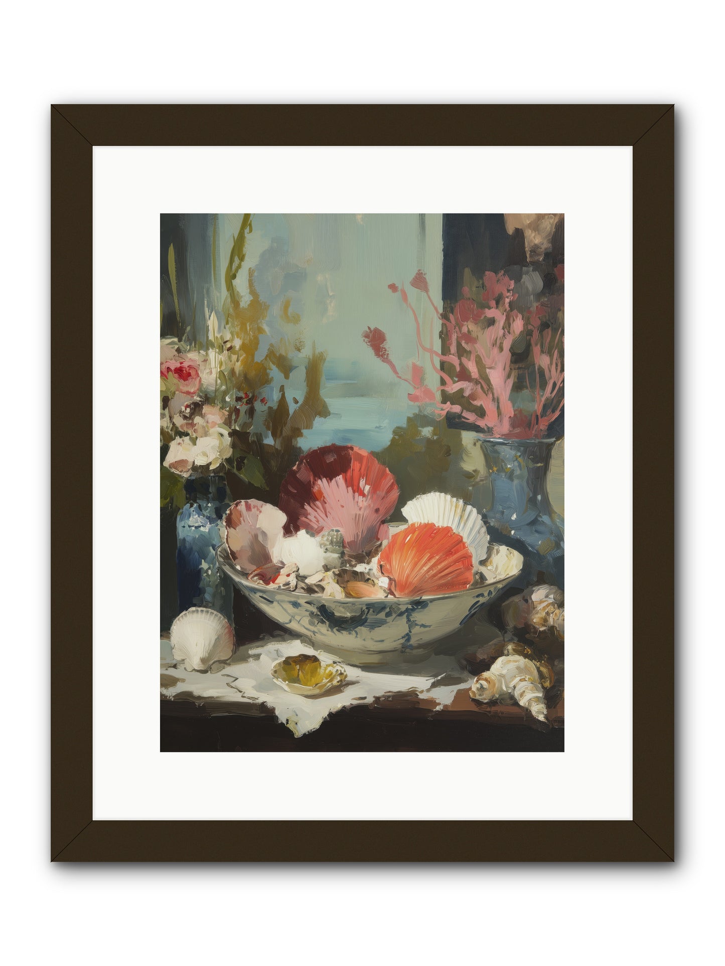 Sea Songs -- Framed Print - Black 12x16
