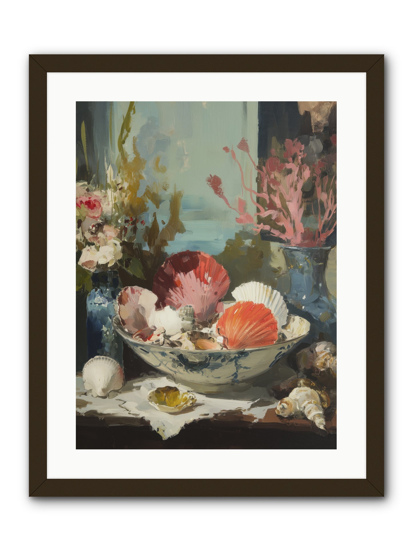 Sea Songs -- Framed Print - Black 18x24