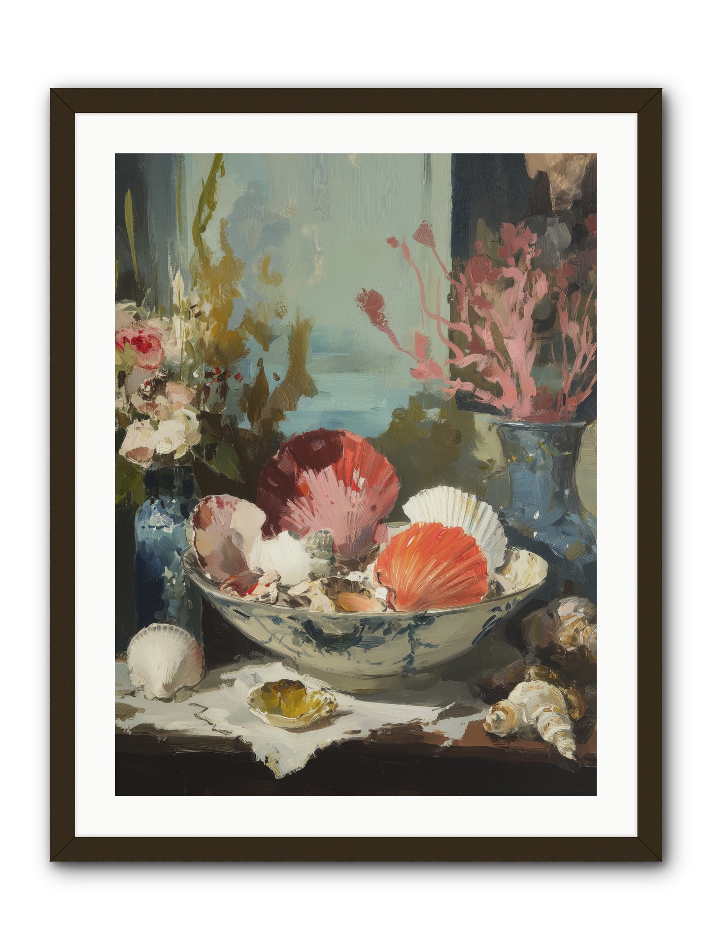 Sea Songs -- Framed Print - Black 24x32