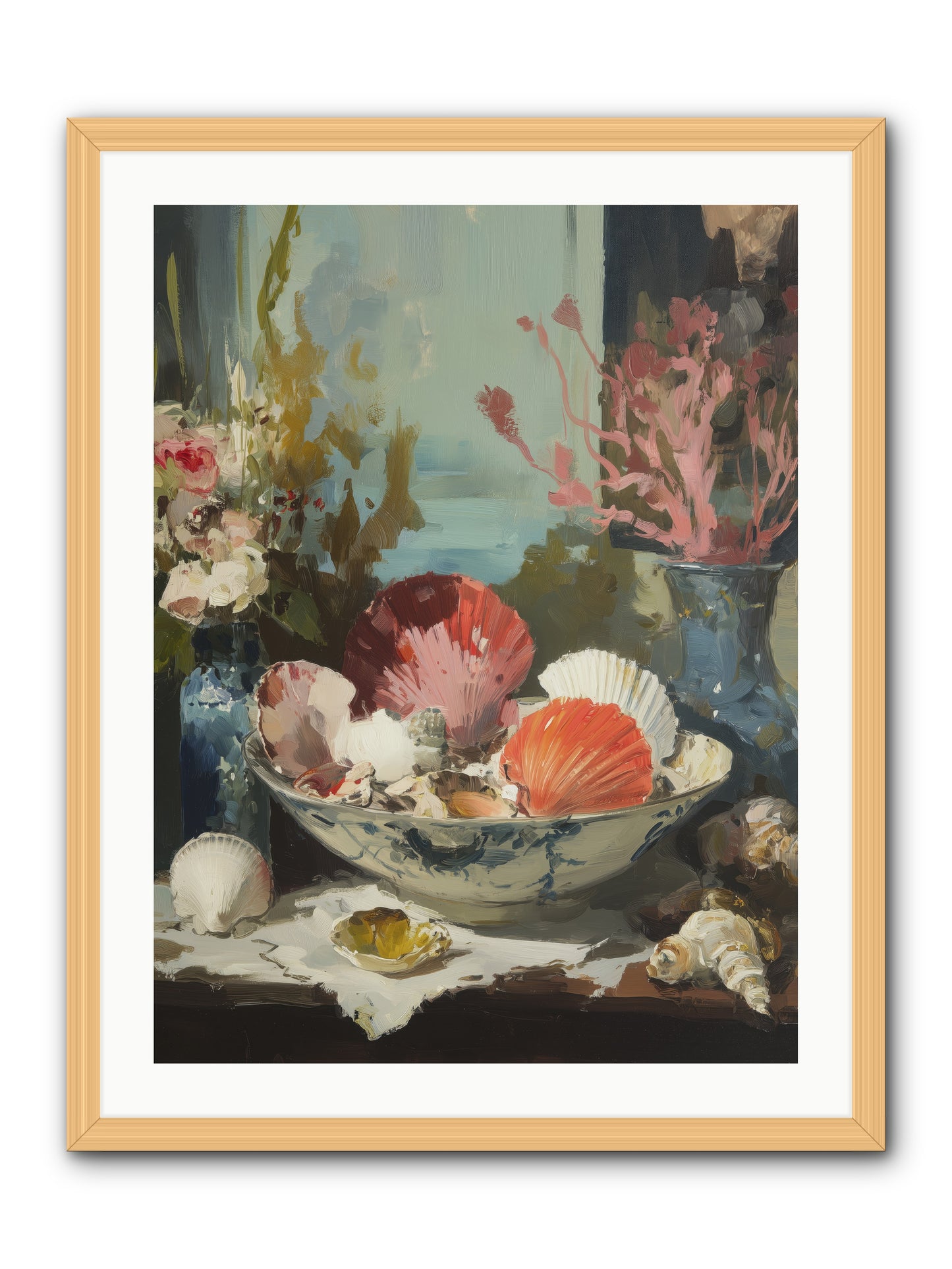 Sea Songs -- Framed Print - Natural 24x32