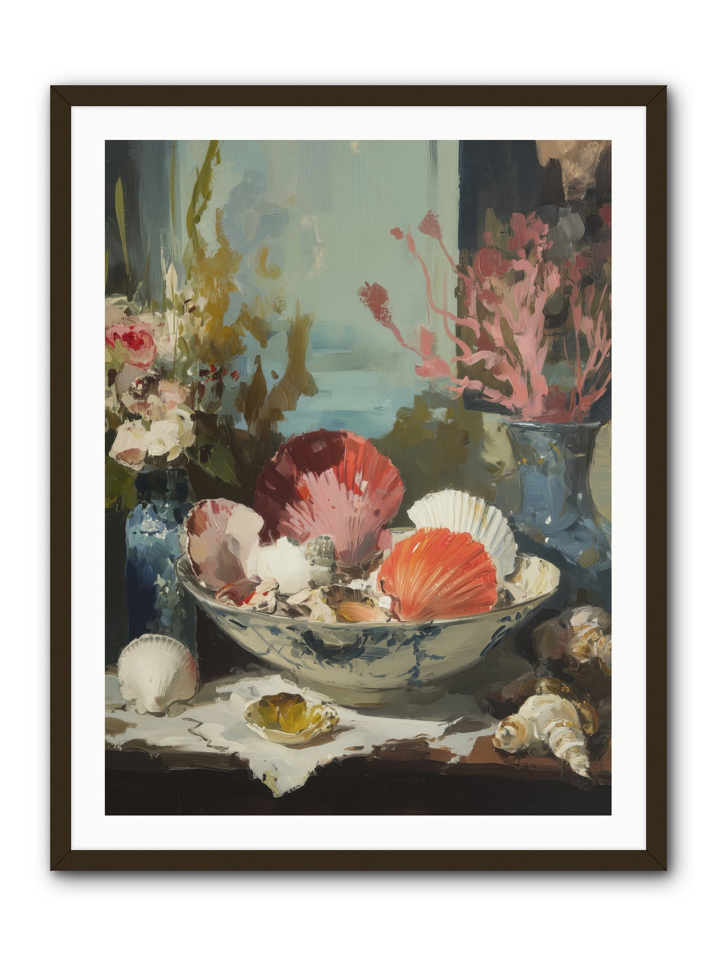 Sea Songs -- Framed Print - Black 30x40