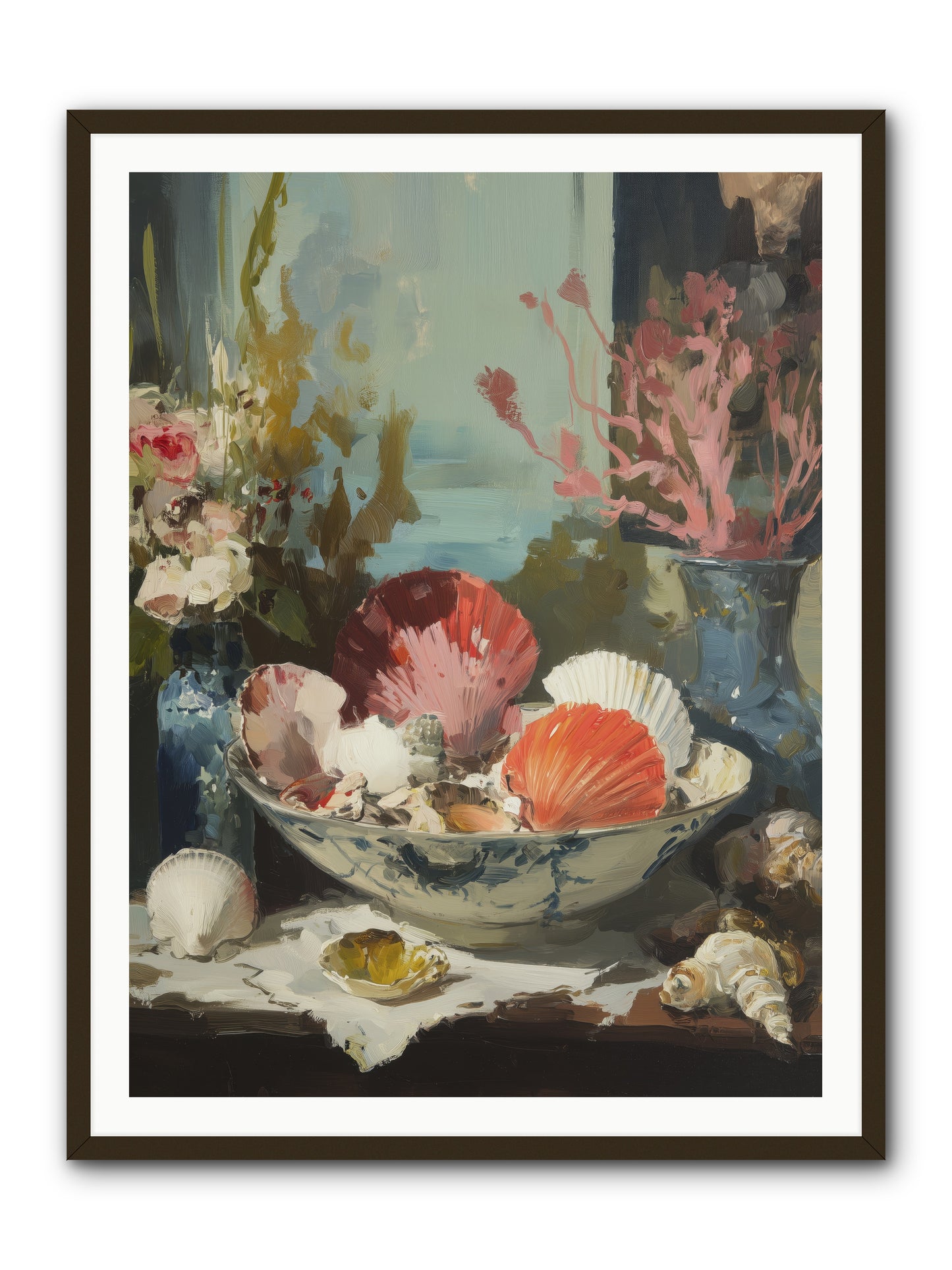 Sea Songs -- Framed Print - Black 36x48