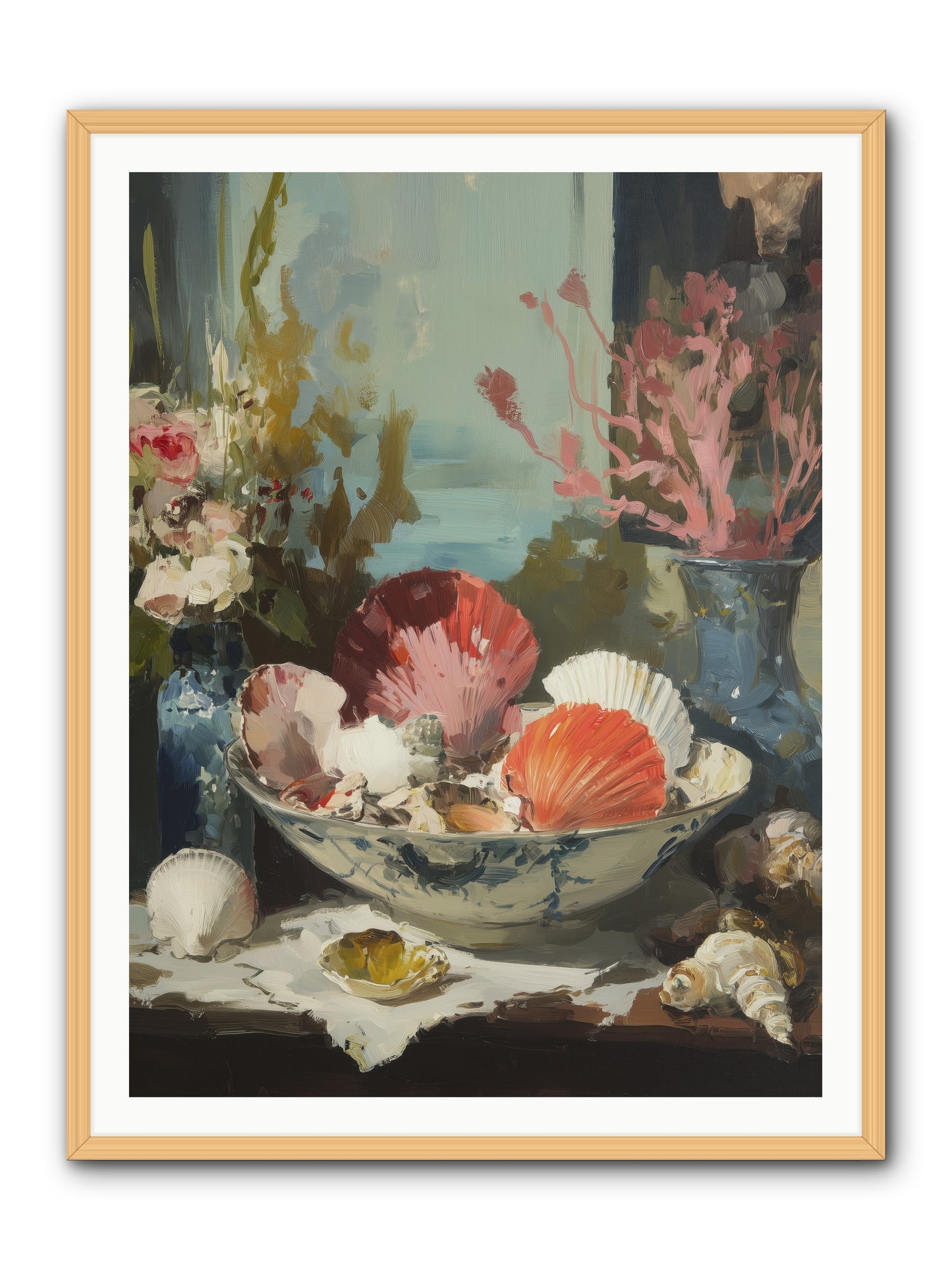 Sea Songs -- Framed Print - Natural 36x48