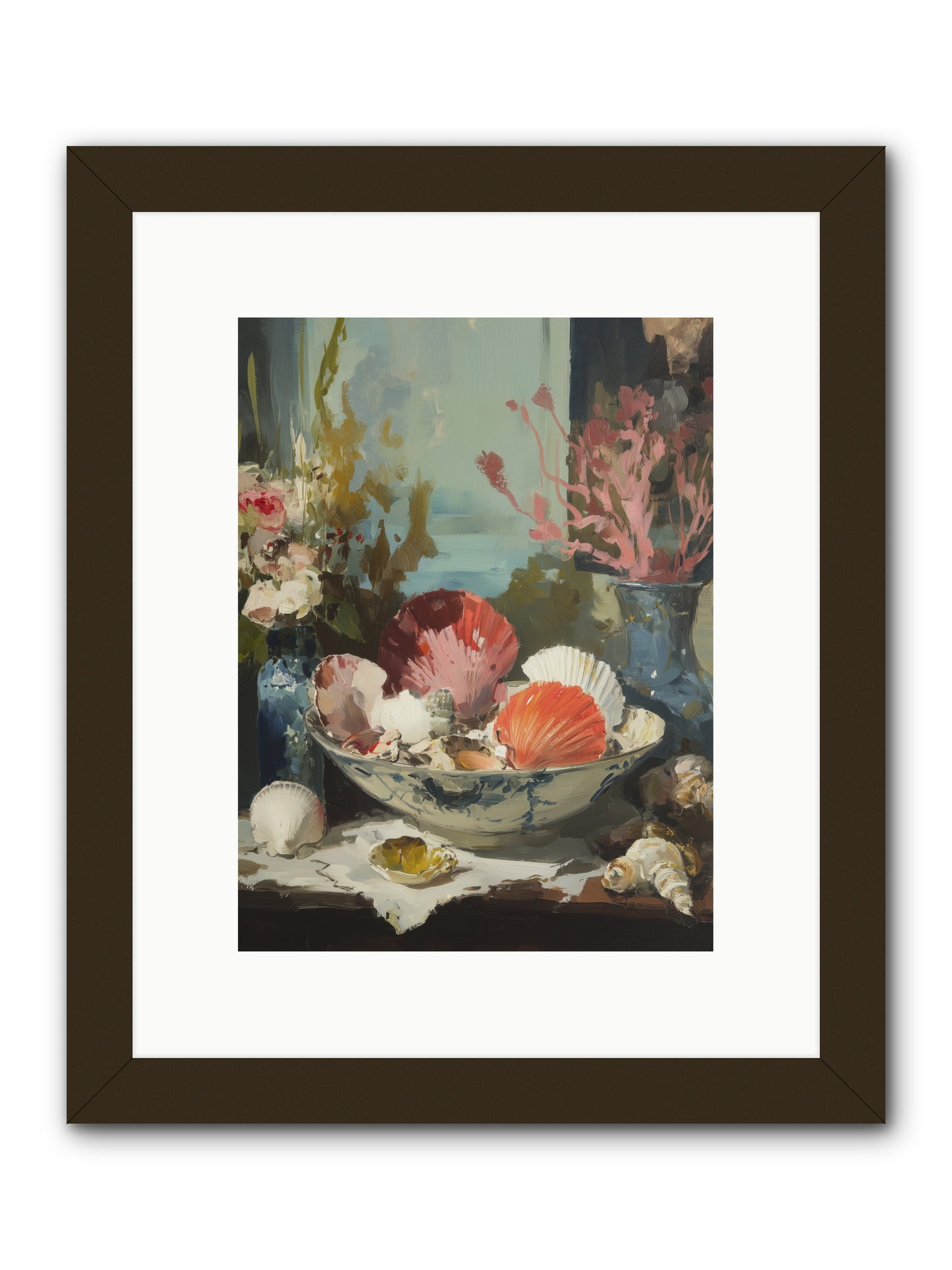 Sea Songs -- Framed Print - Black 9x12