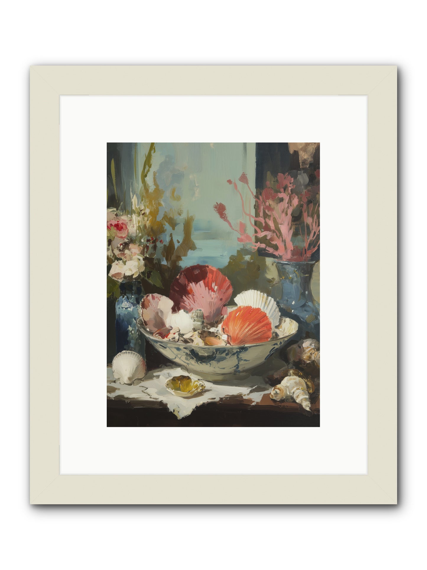 Sea Songs -- Framed Print - White 9x12