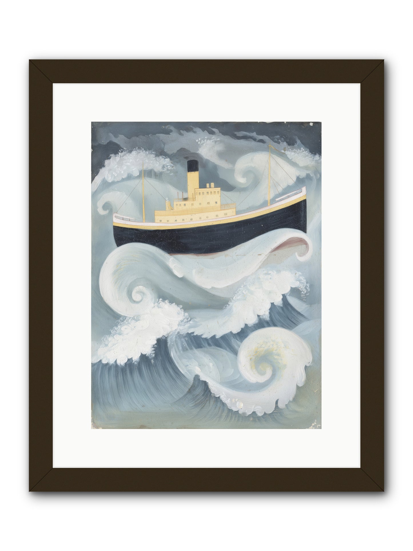 Sea Voyager -- Framed Print - Black 12x16