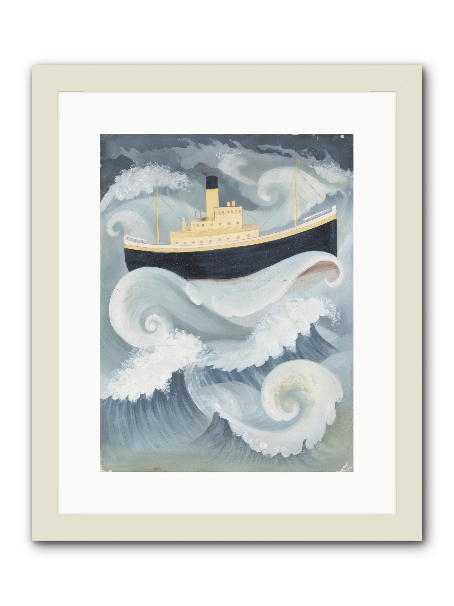Sea Voyager -- Framed Print - White 12x16