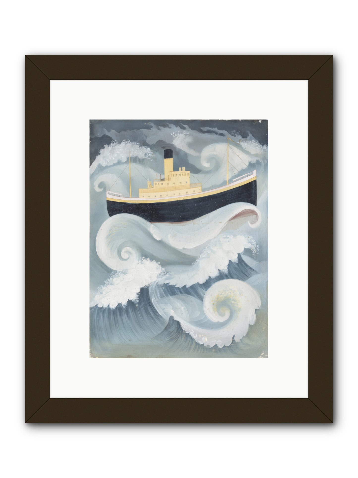 Sea Voyager -- Framed Print - Black 9x12