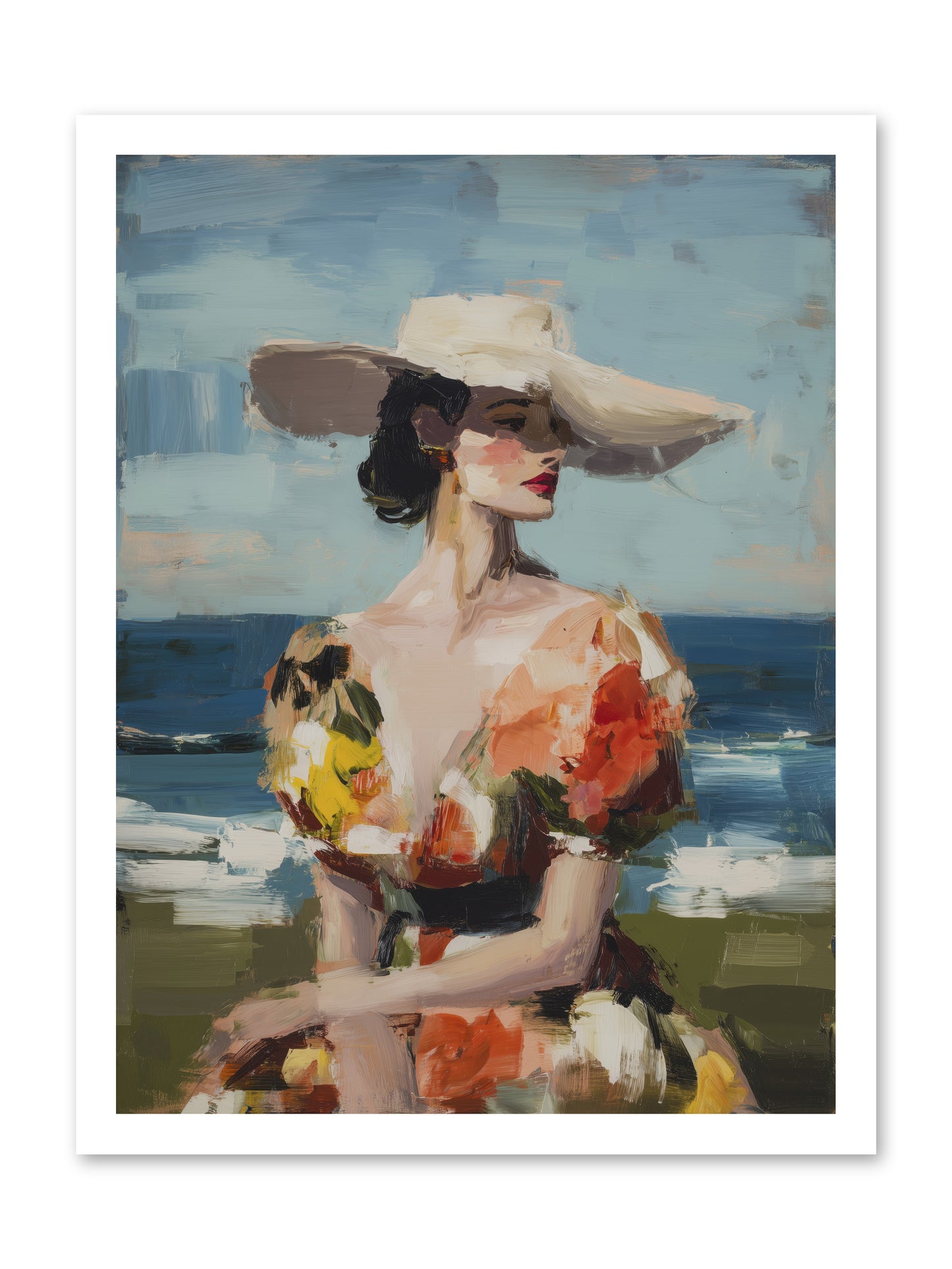 Sea Wind Portrait -- Paper Print 18x24