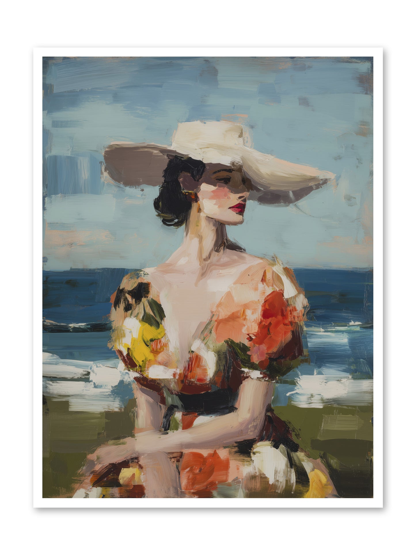 Sea Wind Portrait -- Paper Print 36x48