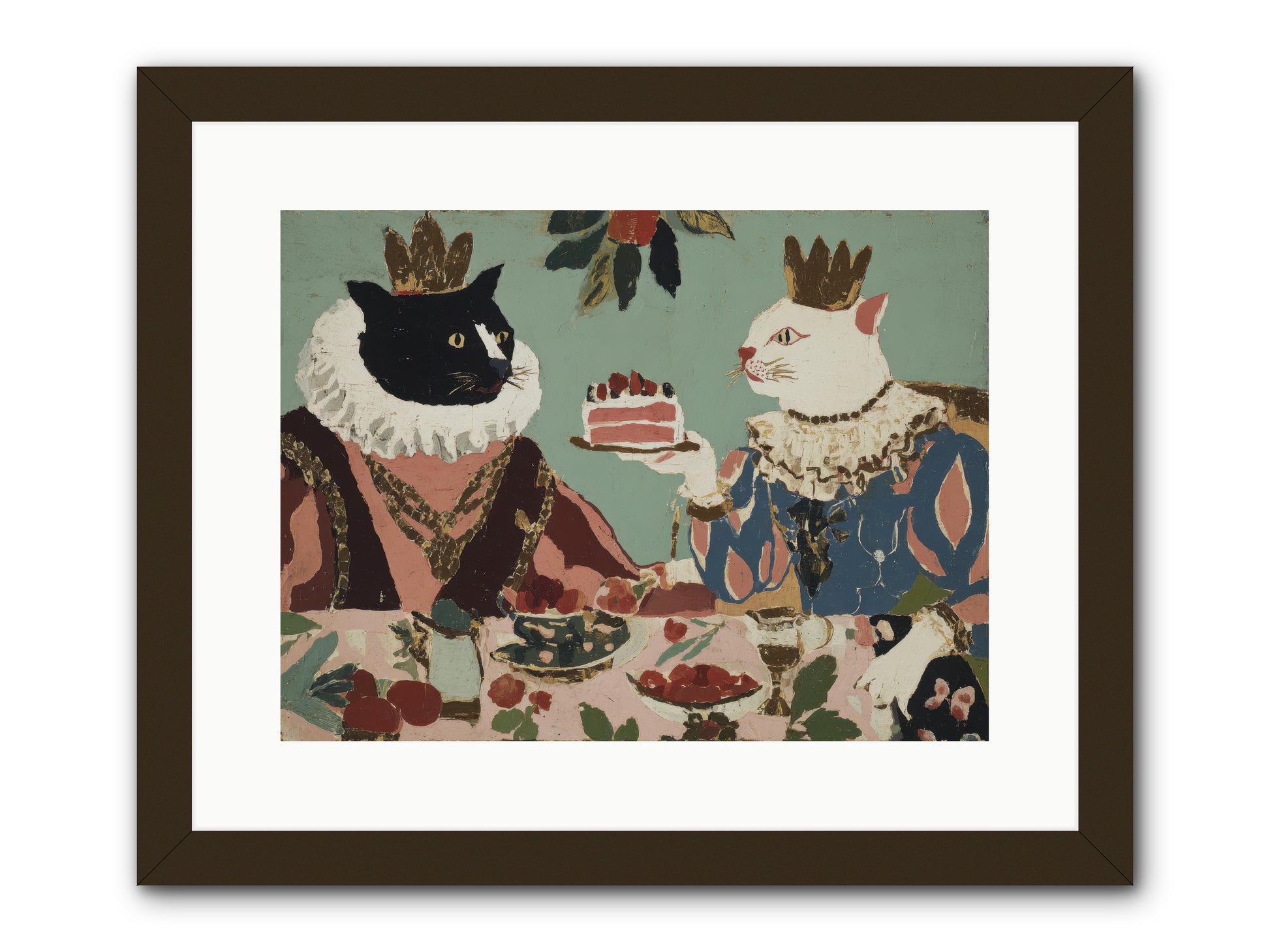 Séance at the Conservatory -- Framed Print - Black 16x12