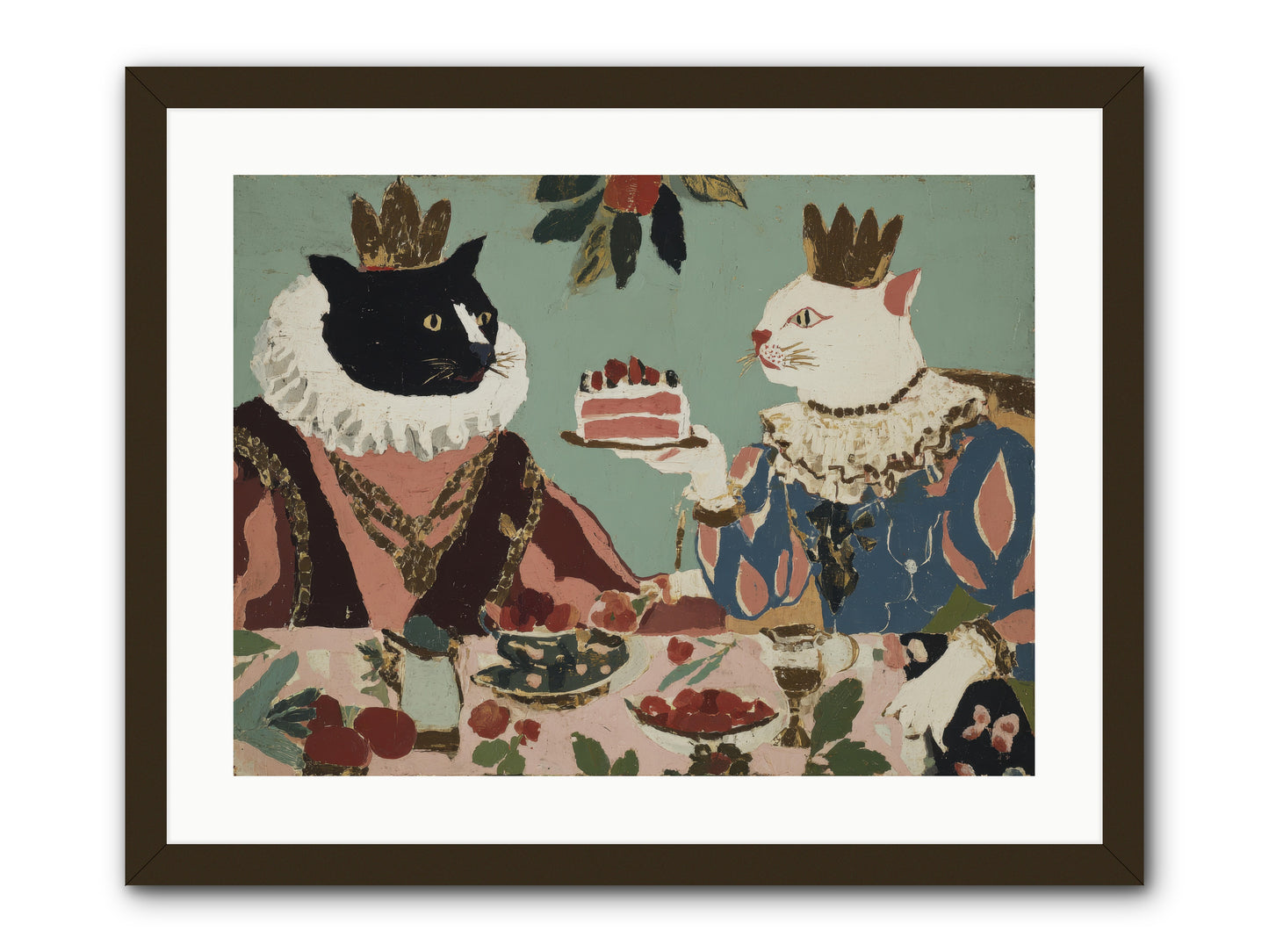 Séance at the Conservatory -- Framed Print - Black 24x18