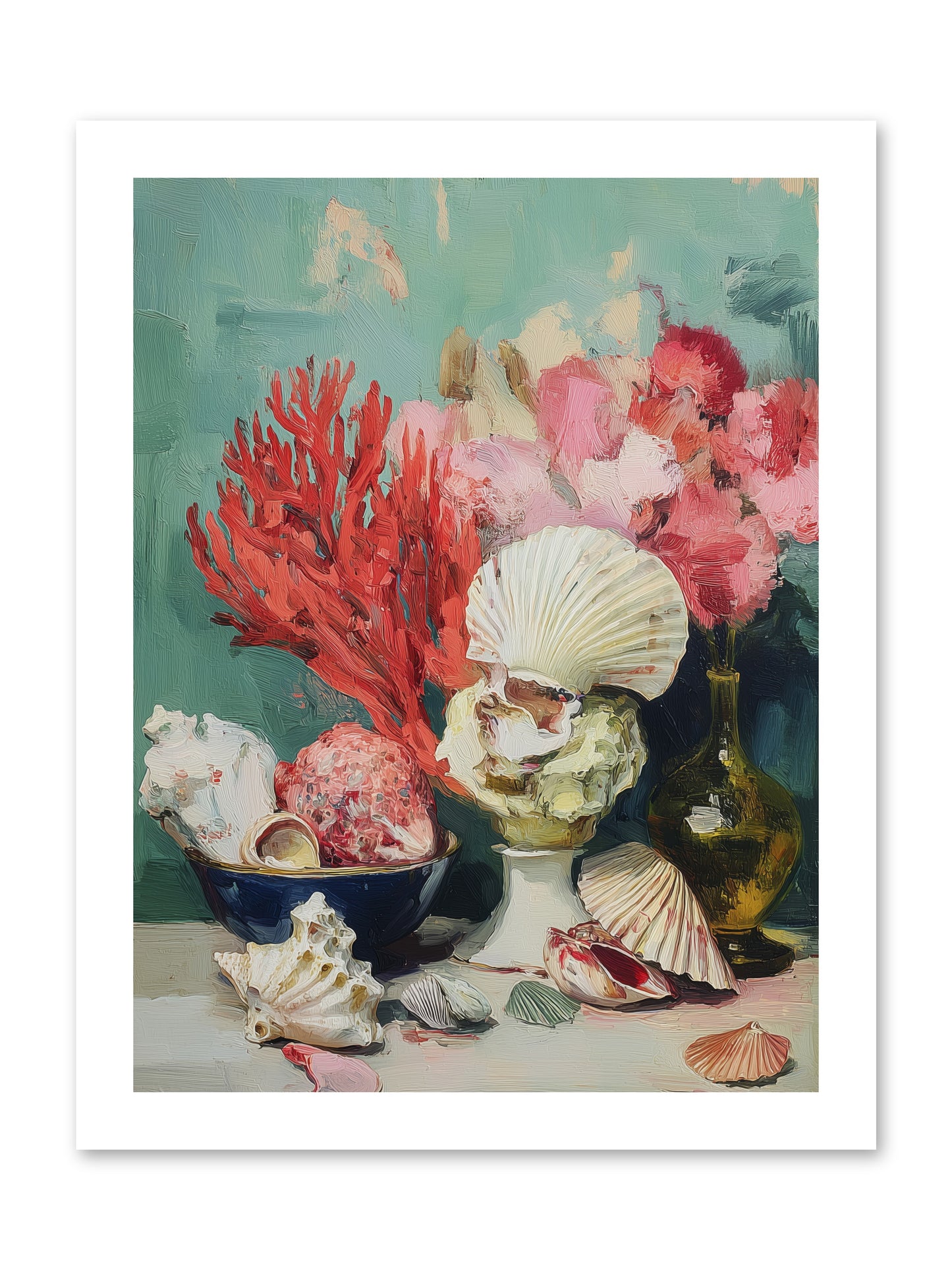 Sea's Artistry -- Loose Canvas Print 12x16