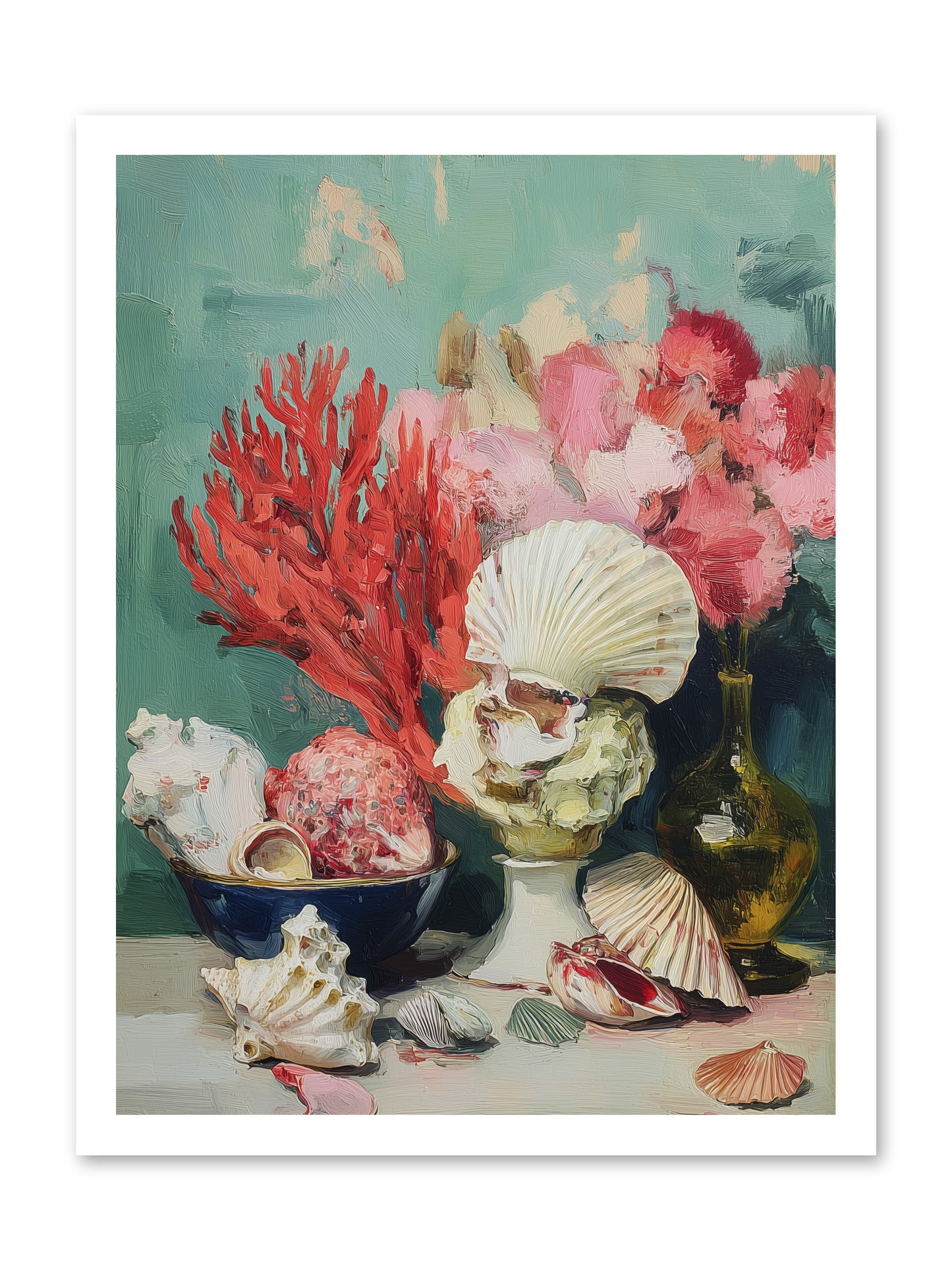 Sea's Artistry -- Loose Canvas Print 18x24