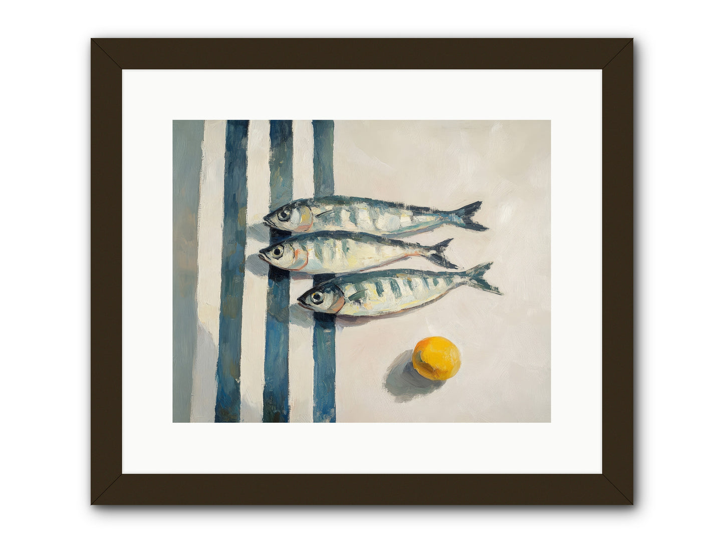 Seas Of Sussex -- Framed Print - Black 15x12